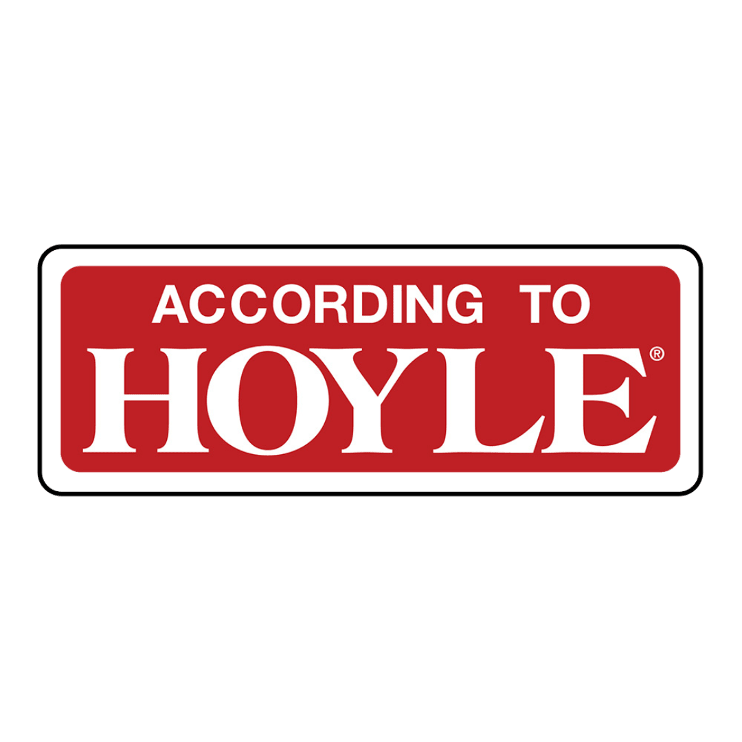 According To Hoyle White Logo