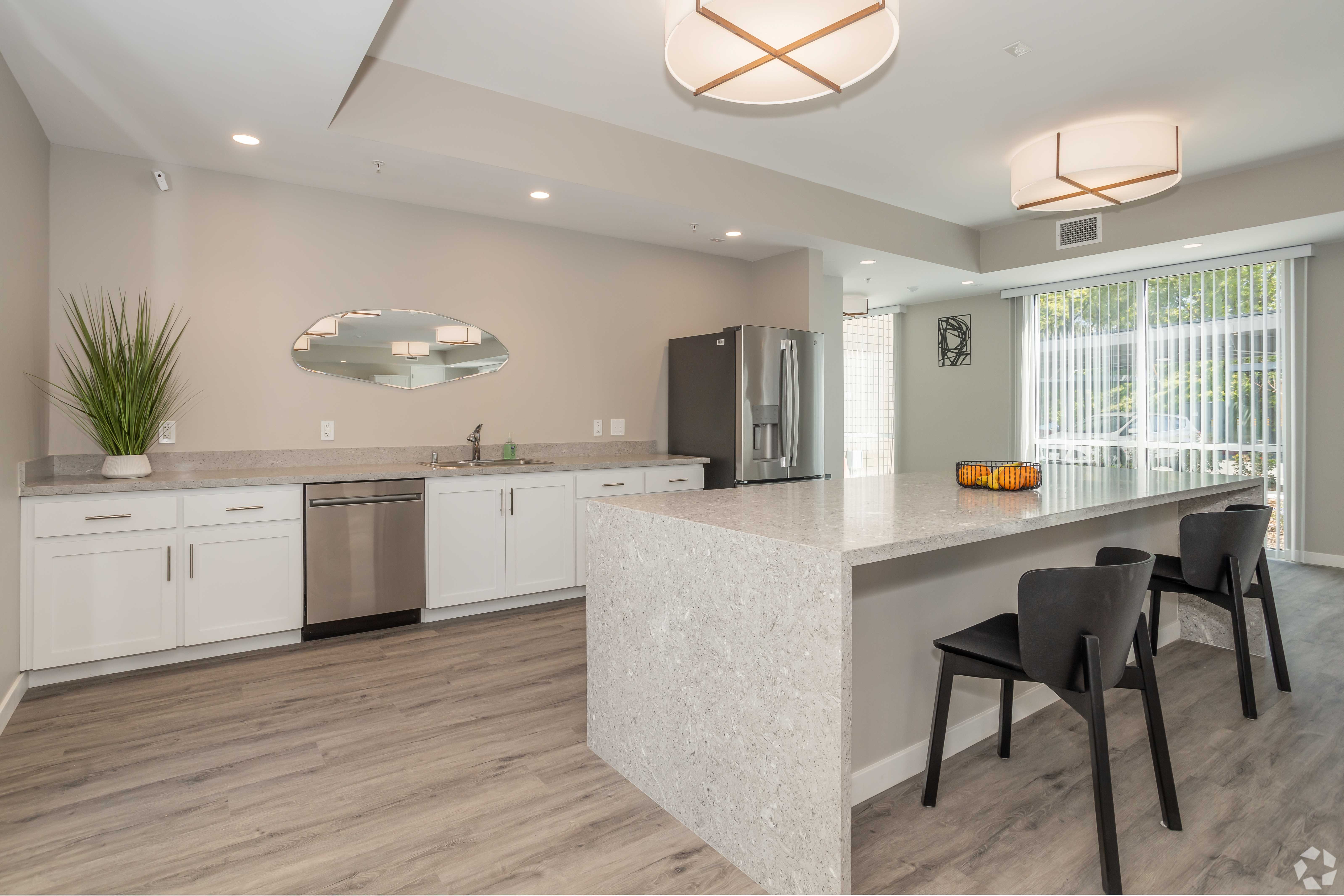 Clubhouse kitchen at MarCo at the Cannery in Davis, California