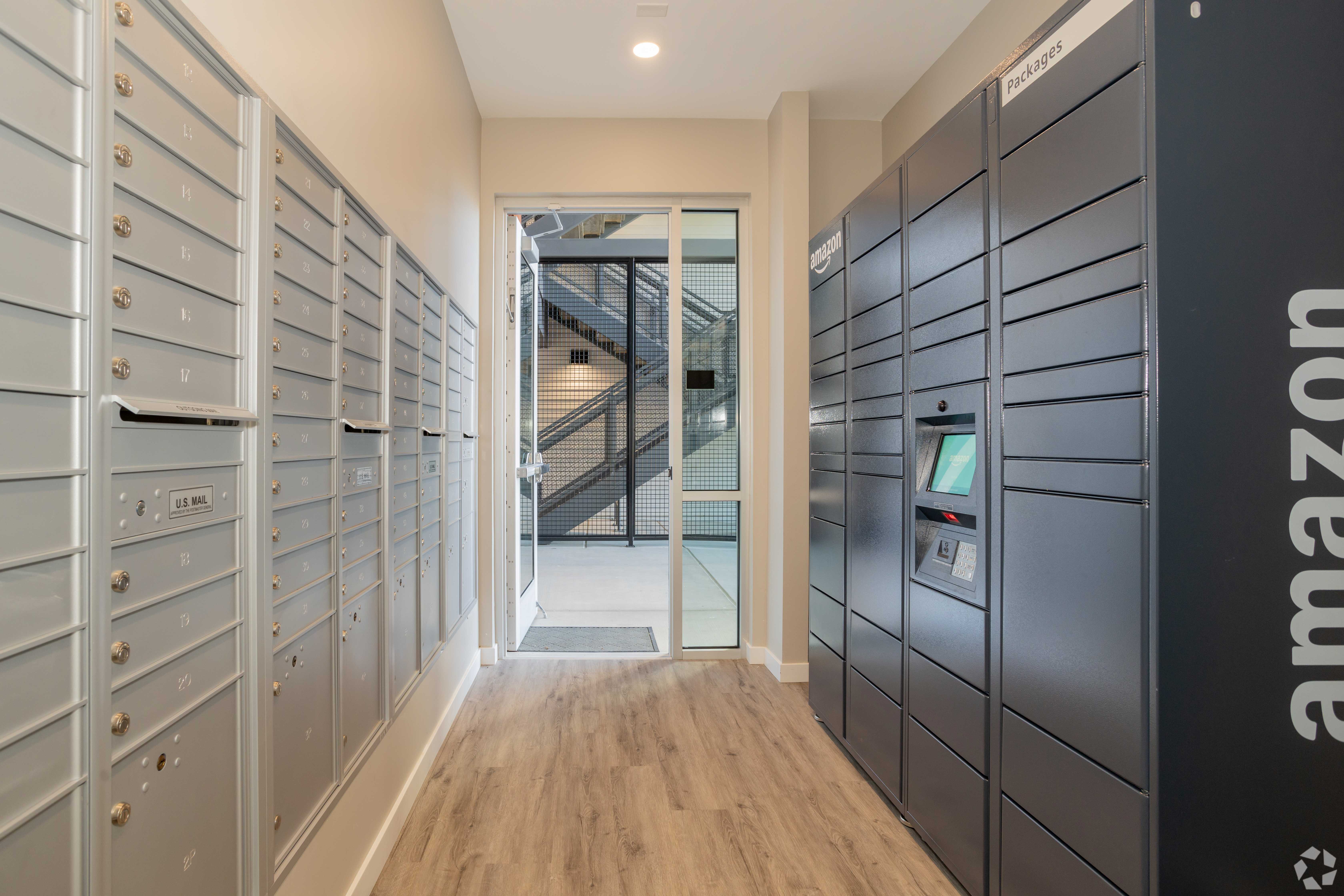 Mailboxes at  MarCo at the Cannery in Davis, California