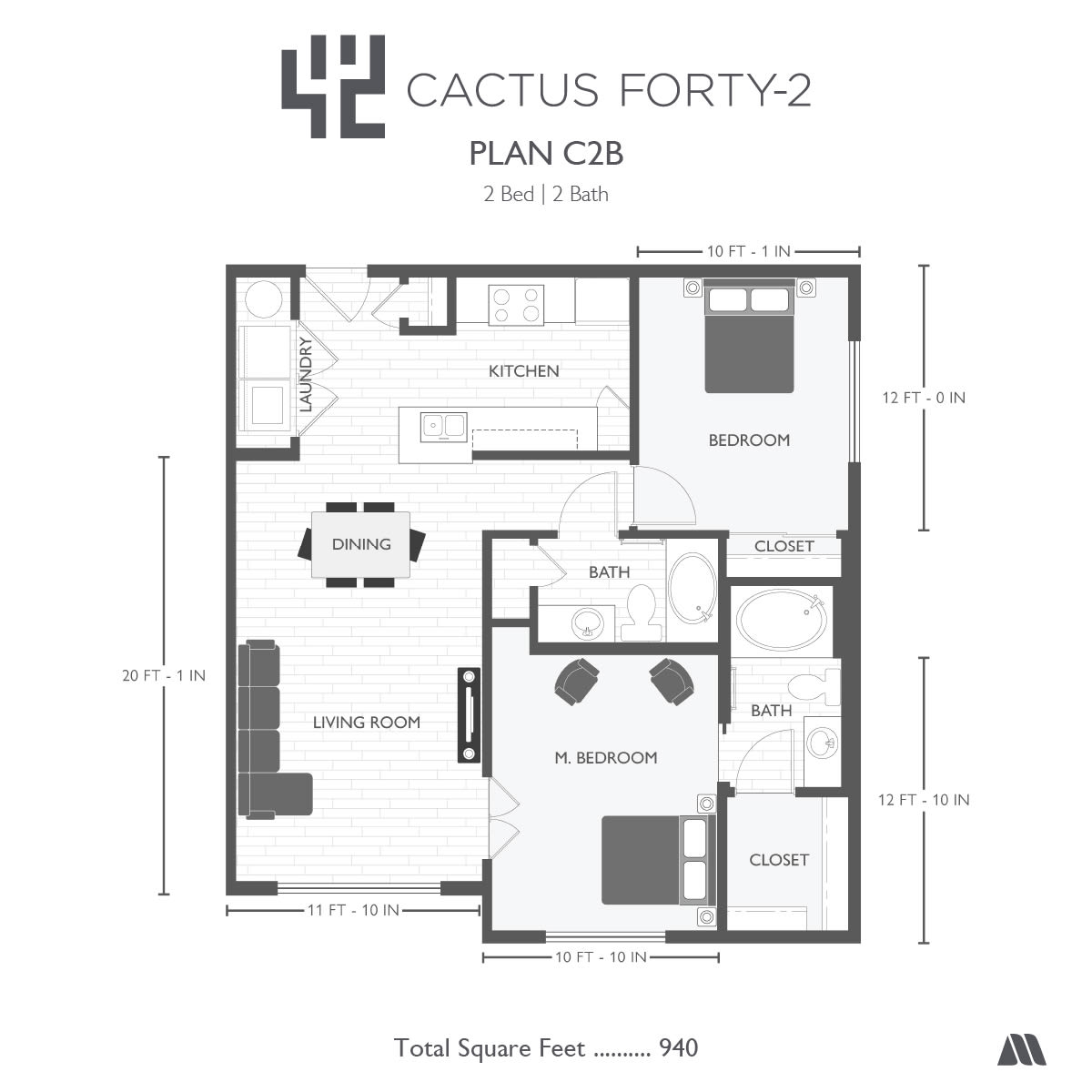 C2B 2D floor plan image
