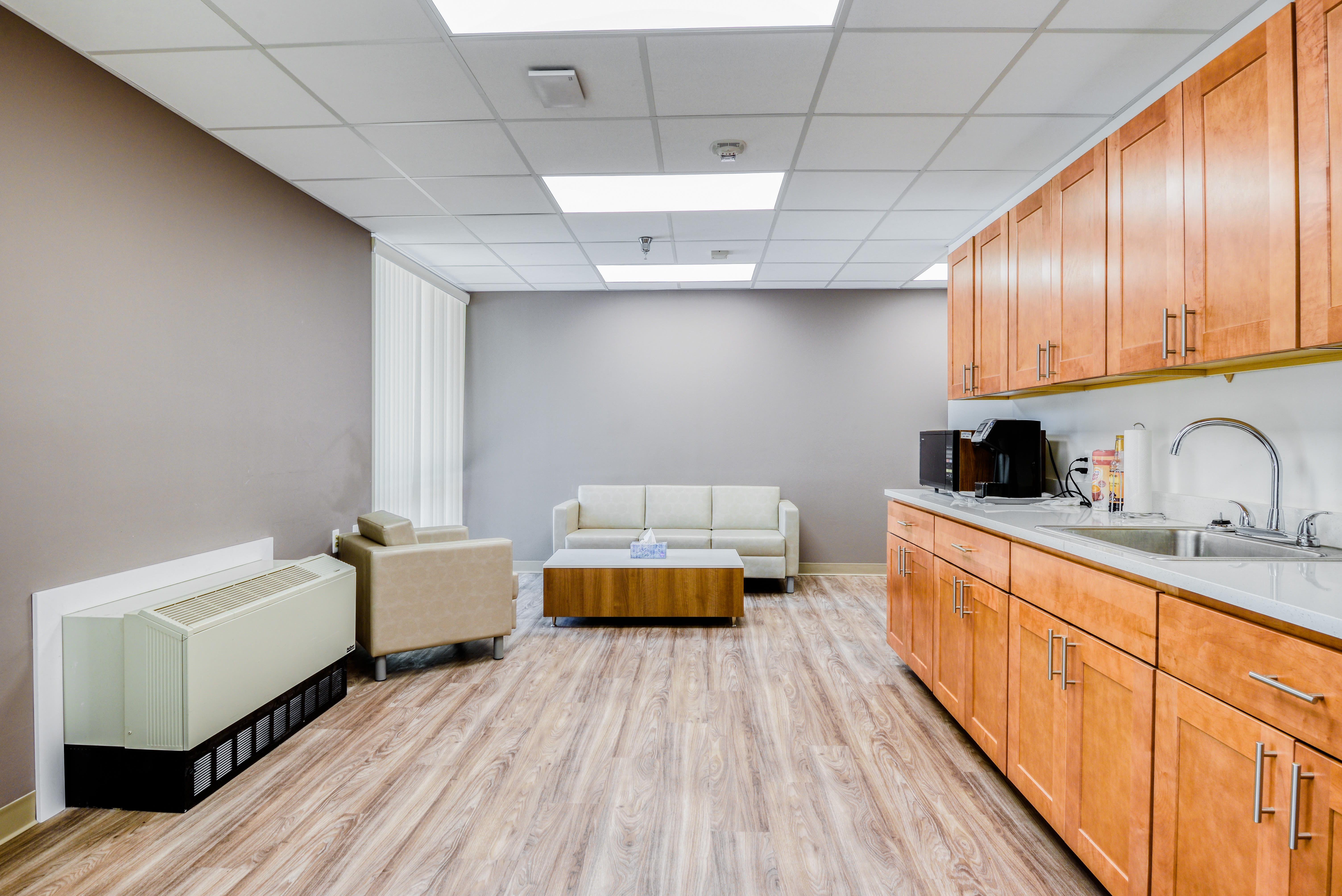 Community area at Mable H Kehres Apartments in Monroe, Michigan