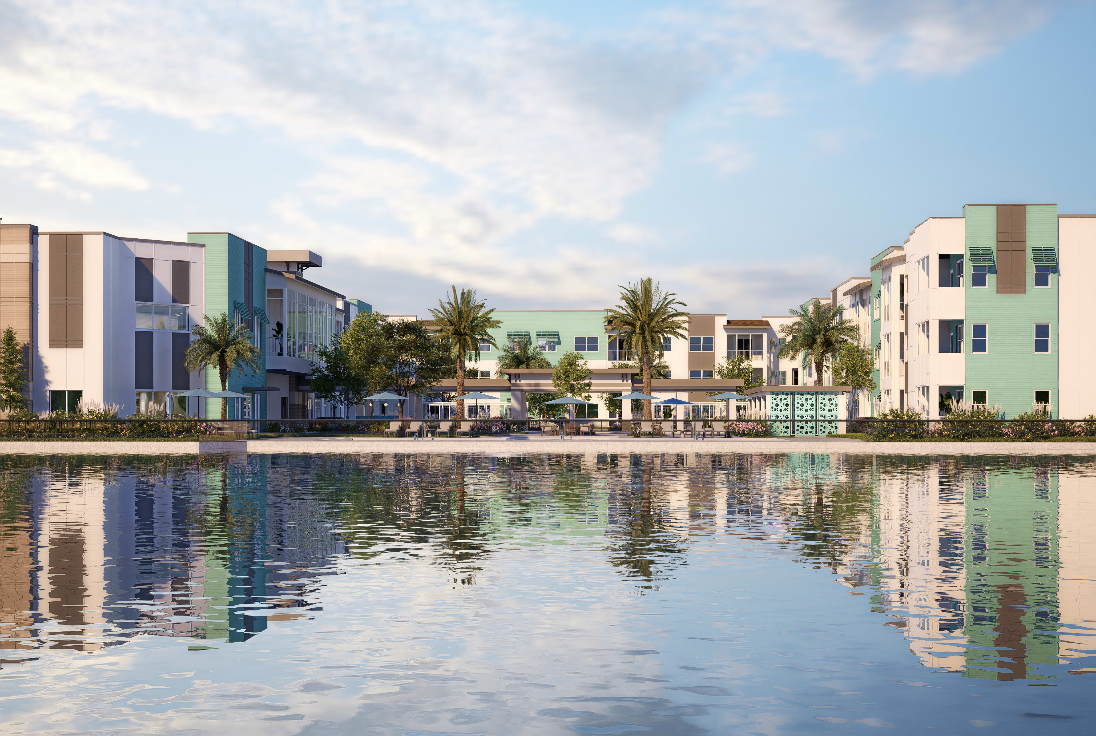 Luxury Swimming Pool where you can relax at The Vivien in Vero Beach, Florida