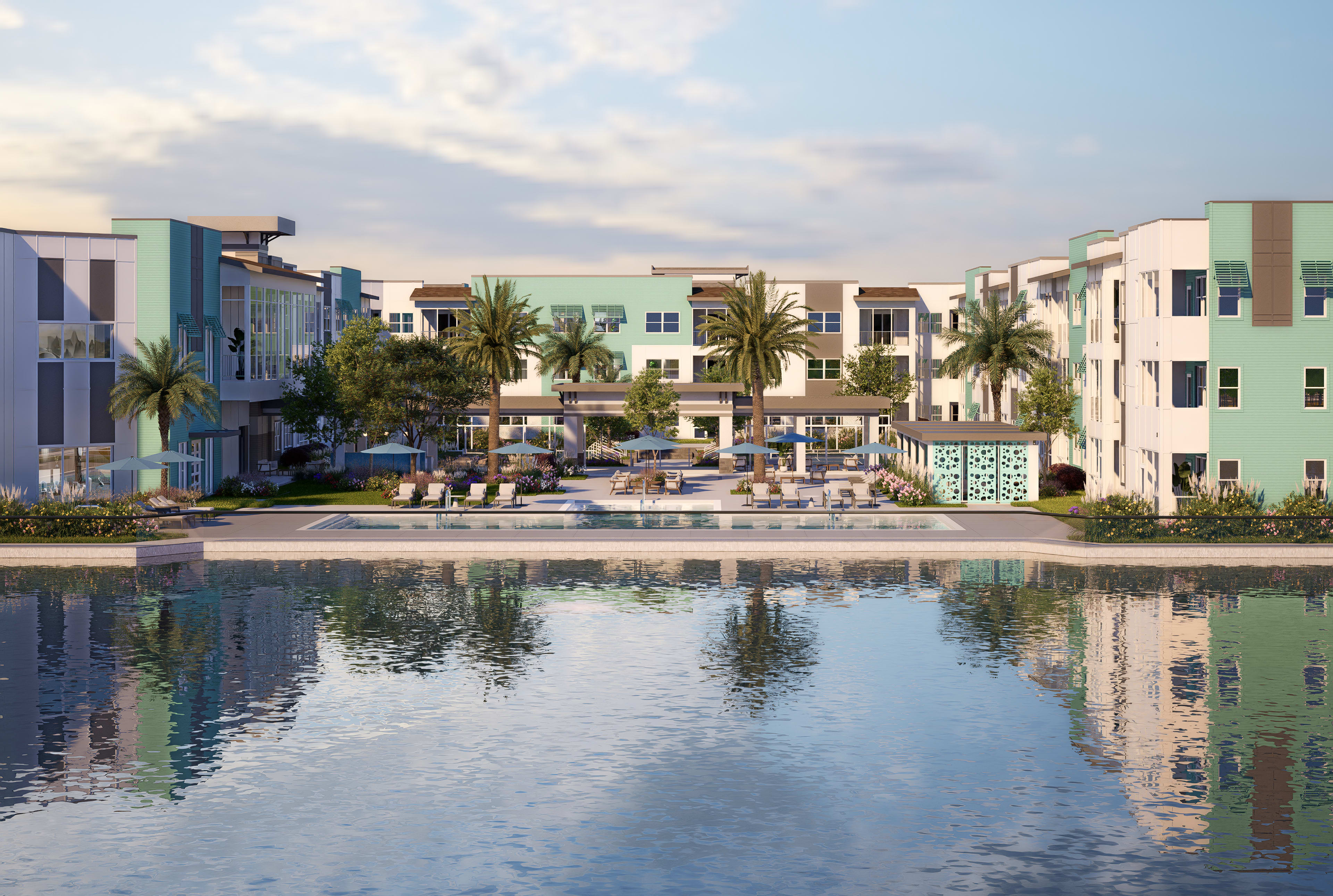Large Swimming Pool at The Vivien in Vero Beach, Florida