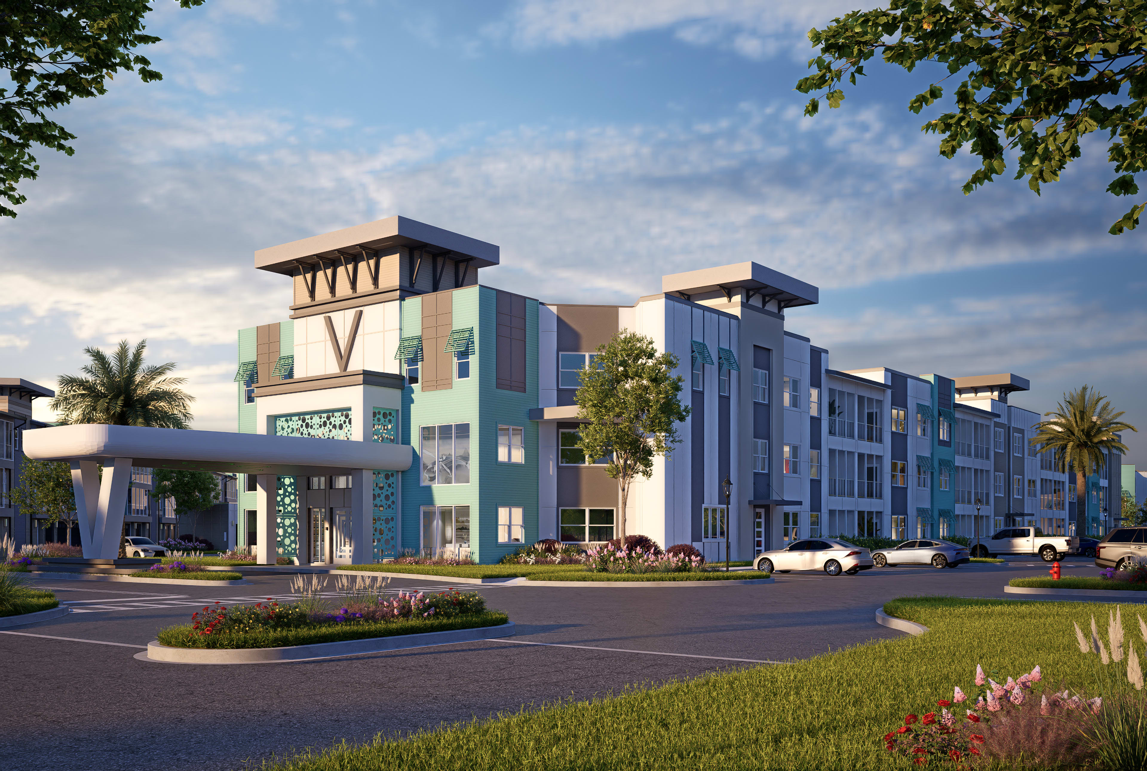 Large Leasing Center at The Vivien in Vero Beach, Florida