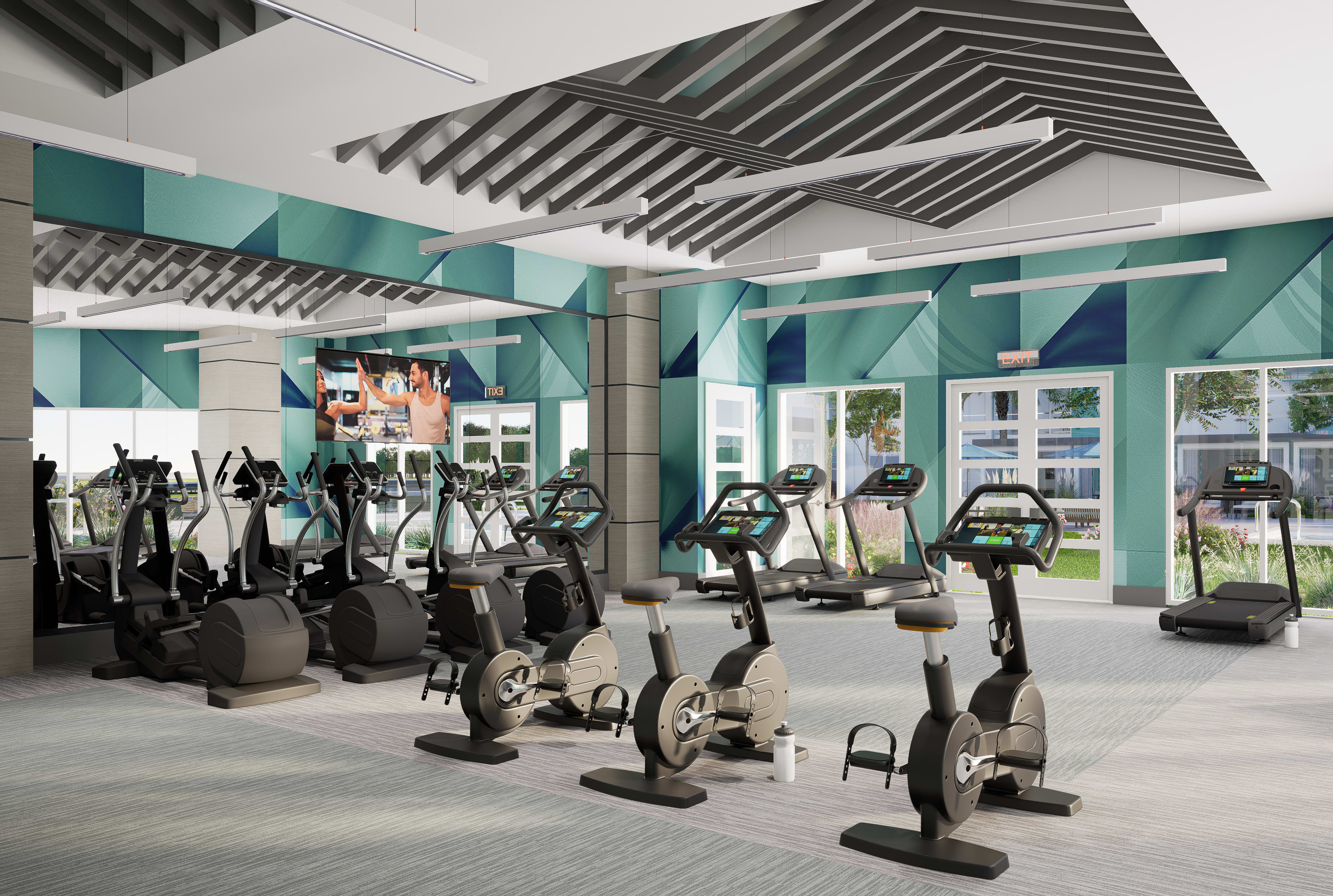 Fitness Center with quality equipment at The Vivien in Vero Beach, Florida