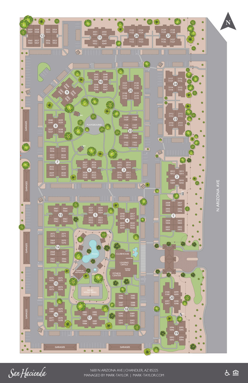 San Hacienda site plan