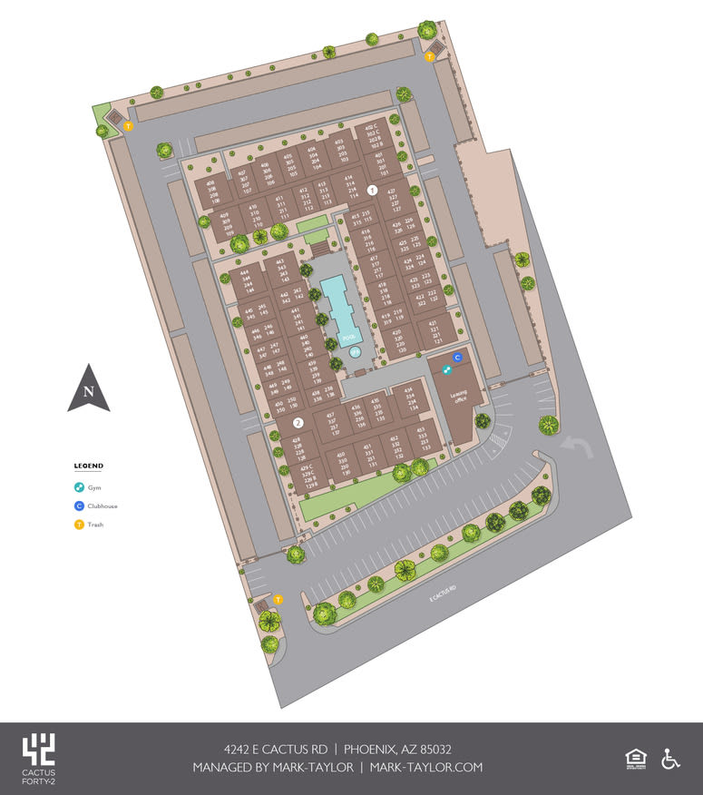 Cactus Forty-2 site plan