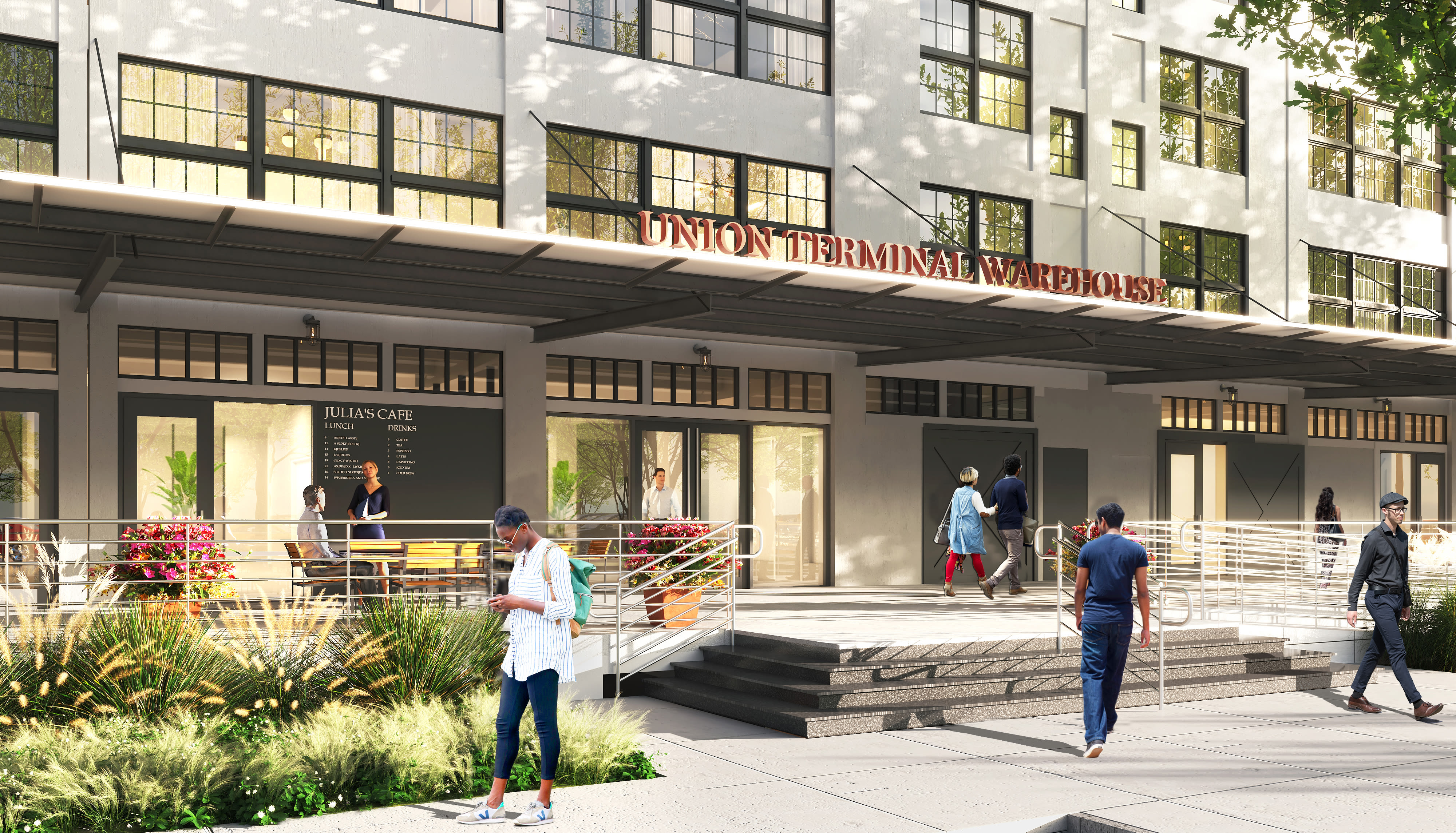 Rendering of exterior at Workhouse at Union Terminal in Jacksonville, Florida