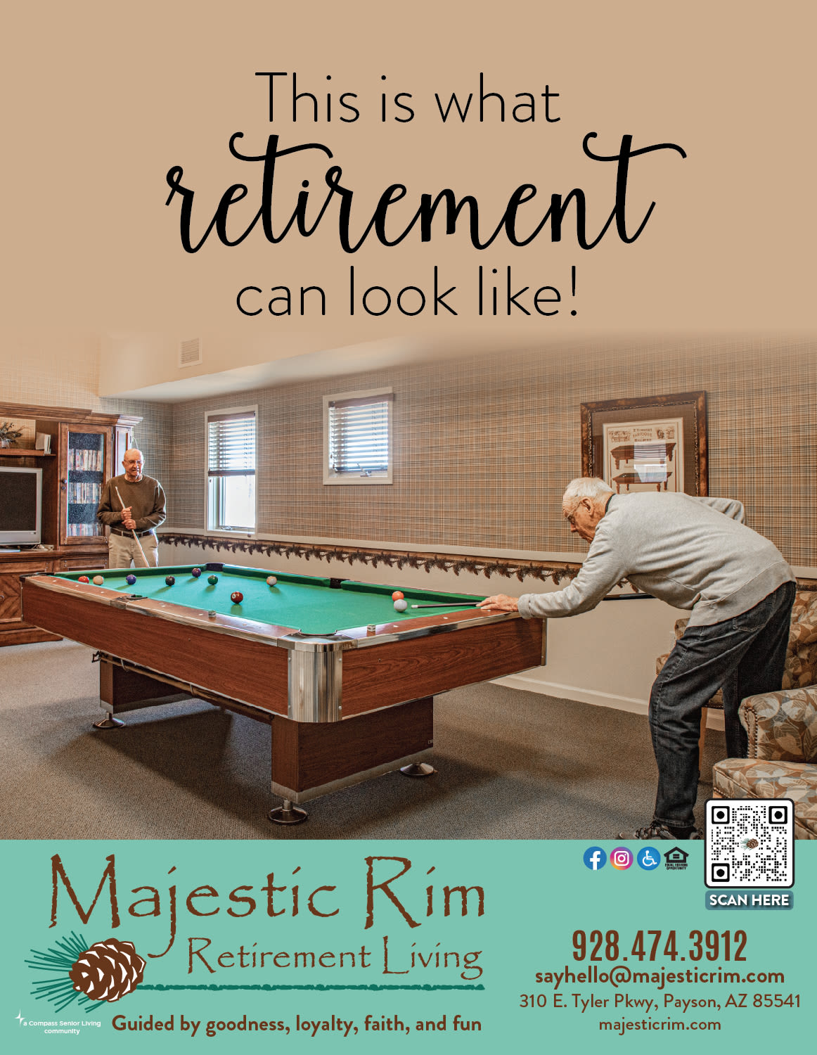  Move In Flyer at Majestic Rim Retirement Living in Payson, Arizona  