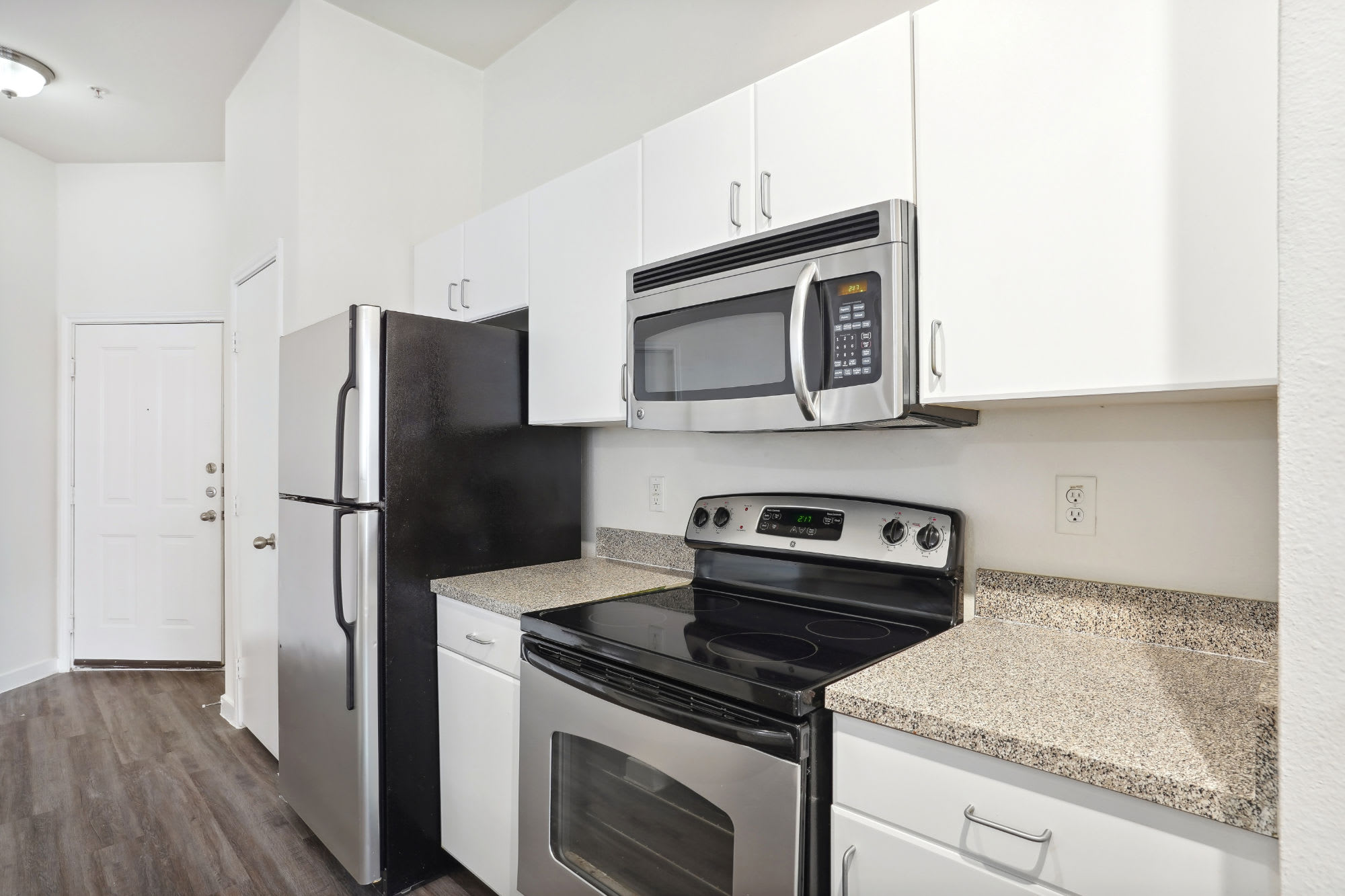 kitchen at Flatiron District at Austin Ranch in The Colony, Texas