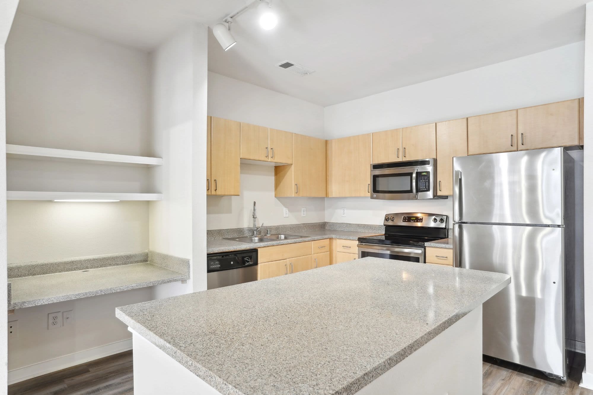 kitchen at Flatiron District at Austin Ranch in The Colony, Texas