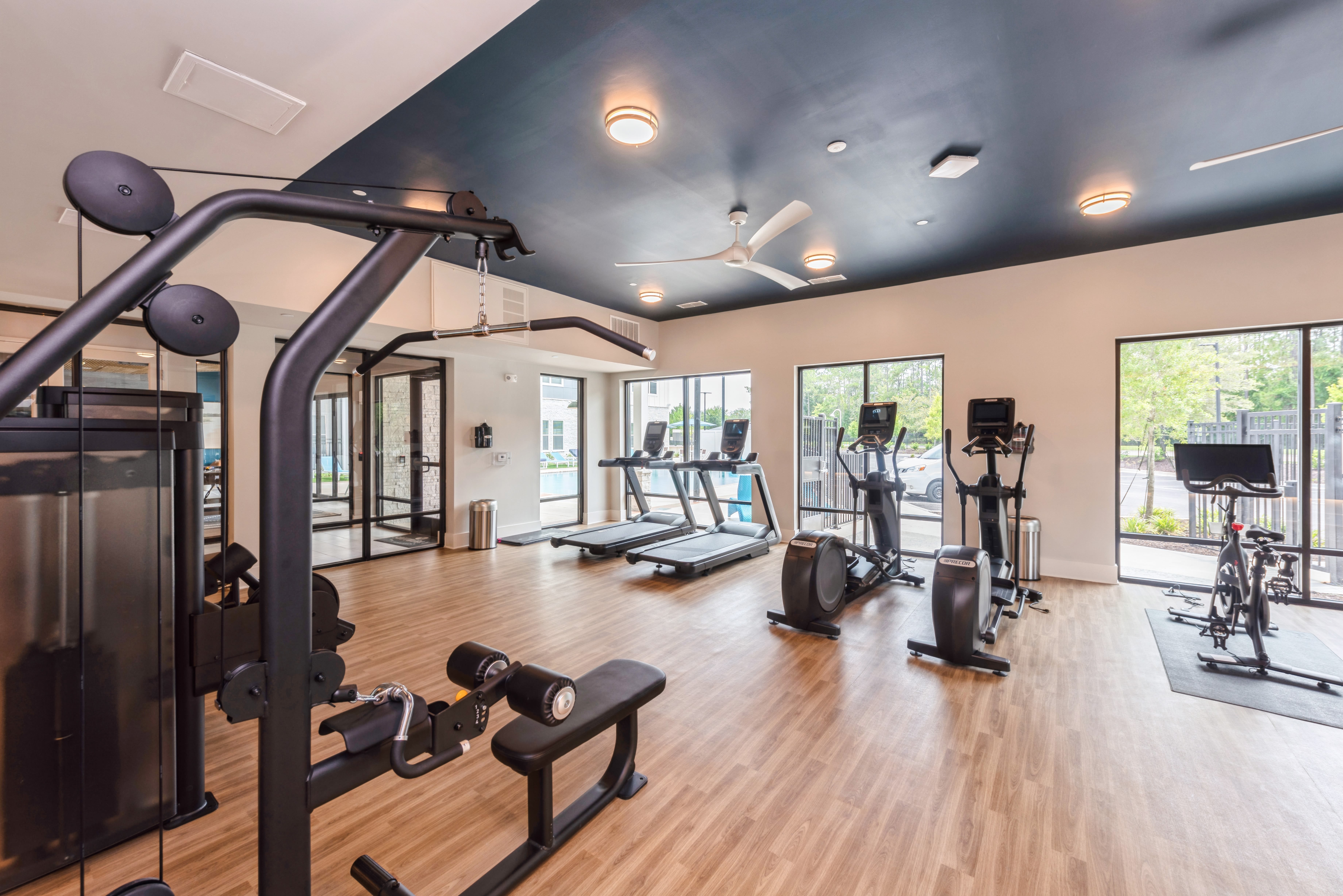 Gym equipments at The Southerly at St. Augustine in St Augustine, Florida.