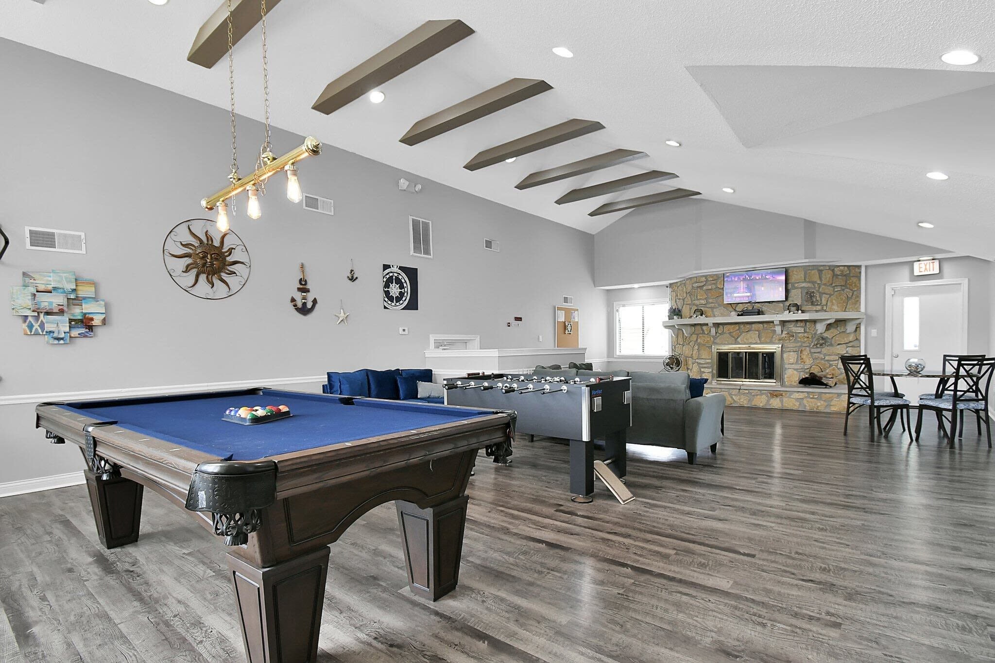 Rendering of residents clubhouse at Mariners Village in Indianapolis, Indiana