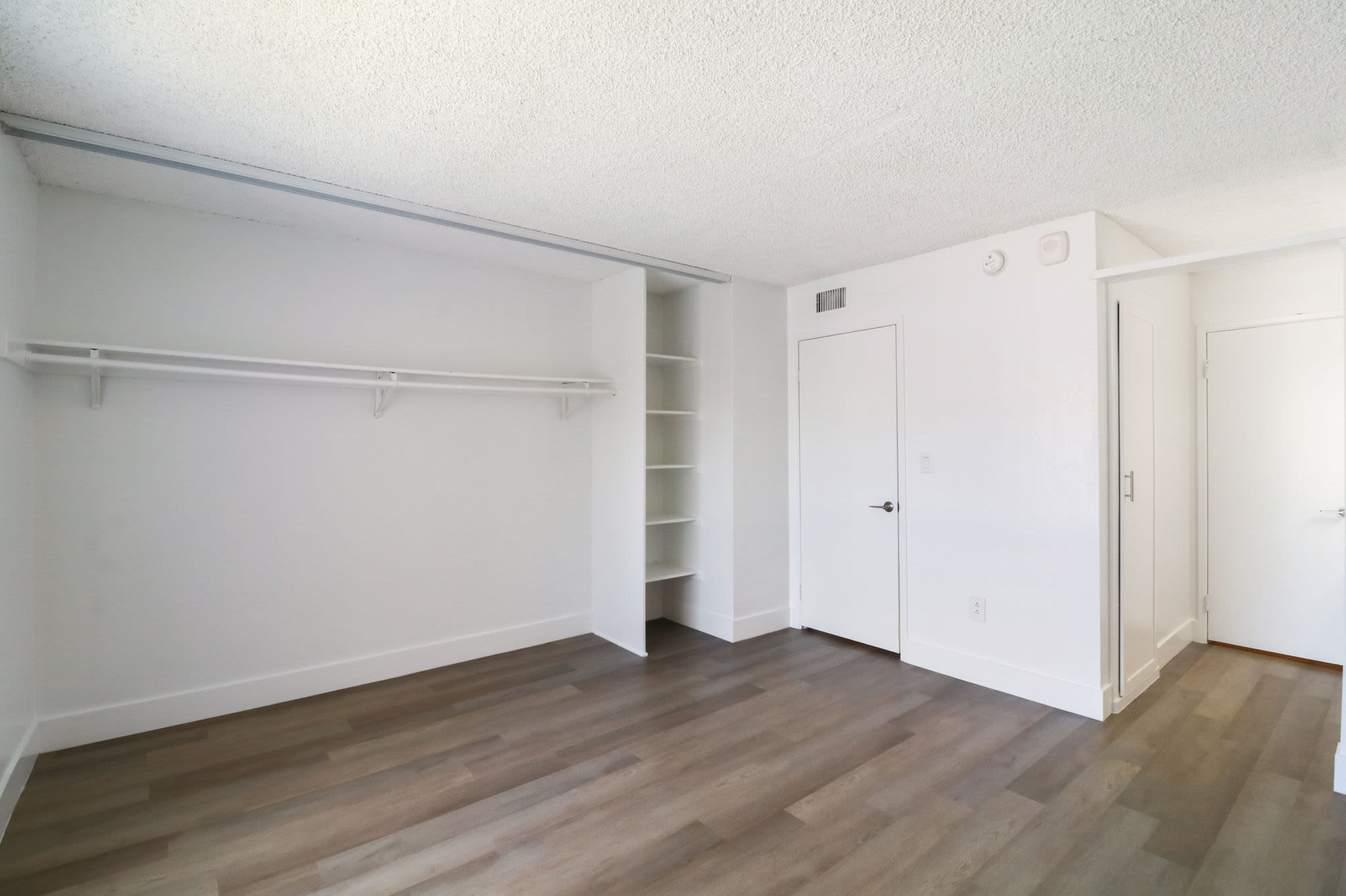 Larger closets in bedrooms at Terre at Sandalwood in El Cajon, California