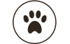 Paws icon for our website at The Dunes Apartment Homes in Alameda, California