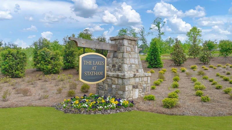 Signage at The Lakes at Statham in Statham, Georgia