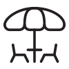 Patio icon for Thornapple Apartments in Columbus, Ohio