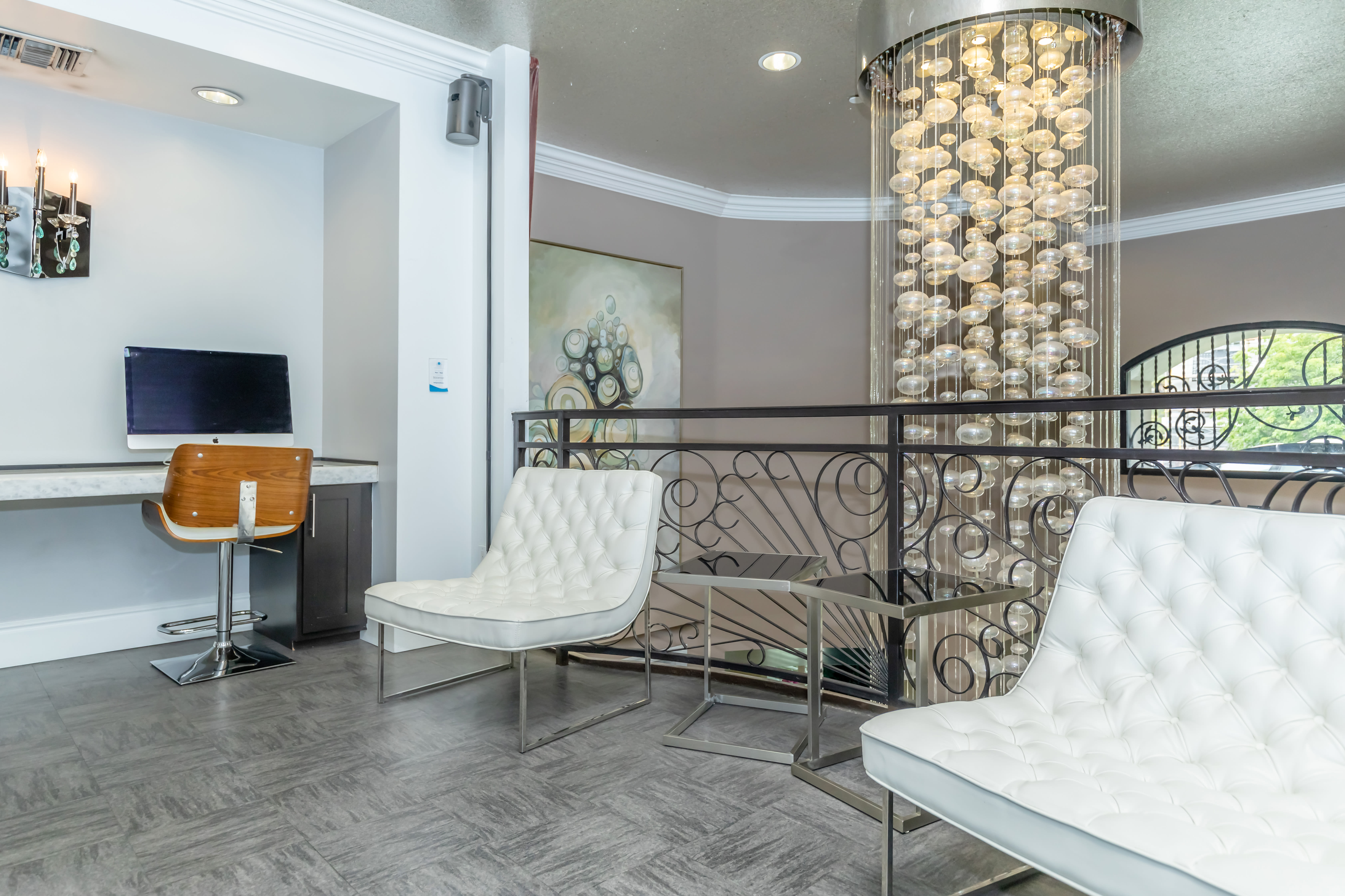 Co-working space at La Belle at Hollywood Tower in Los Angeles, California