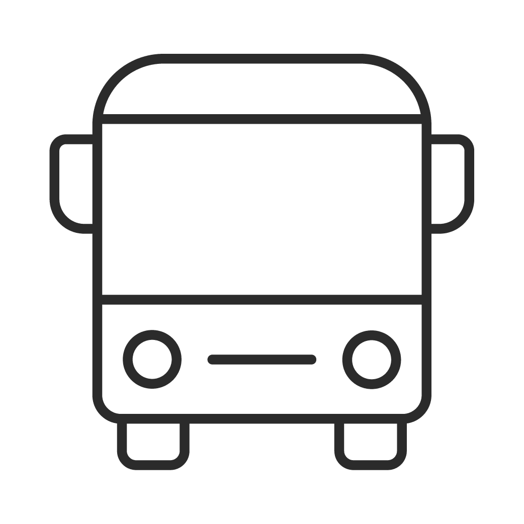 Public transportation icon at 1801L Apartments in Sacramento, California