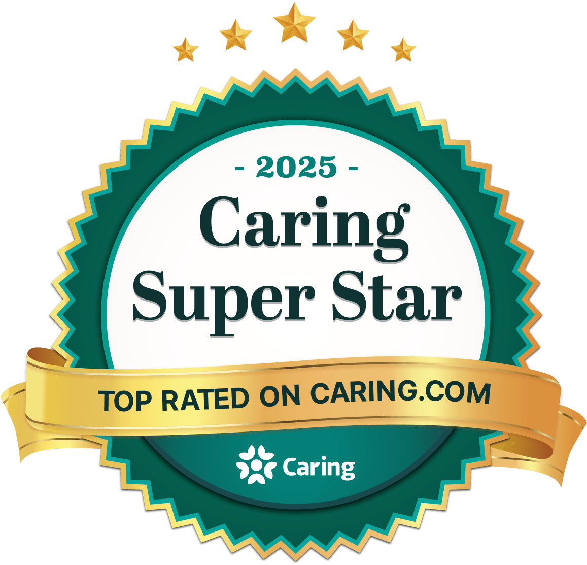 Caring Super Star Badge at Keystone Place at LaValle Fields in Hugo, Minnesota