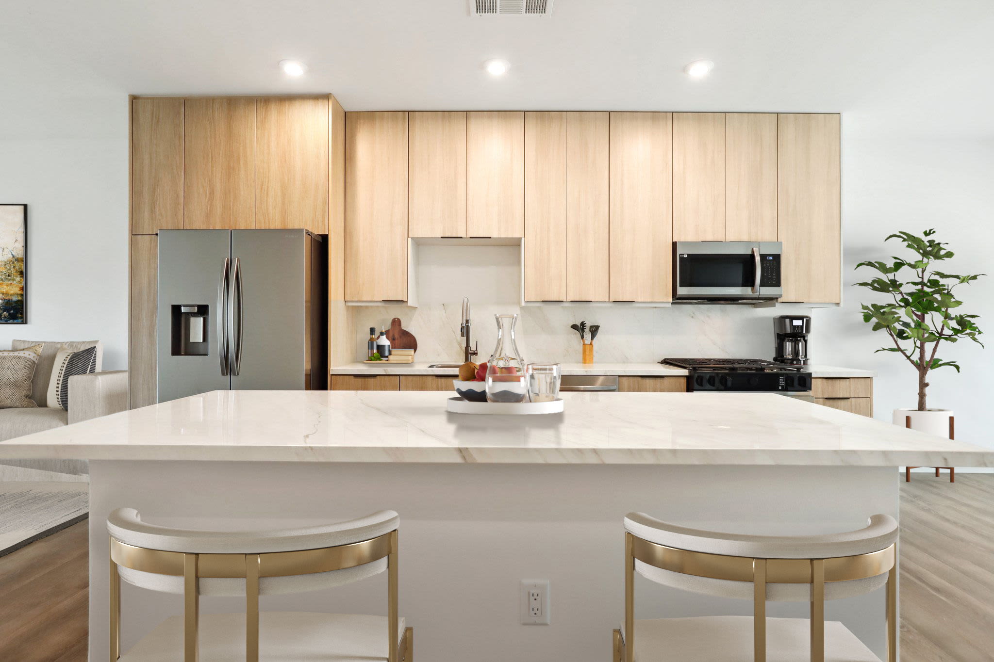 Beautiful kitchen at Broadstone Villas in Folsom, California