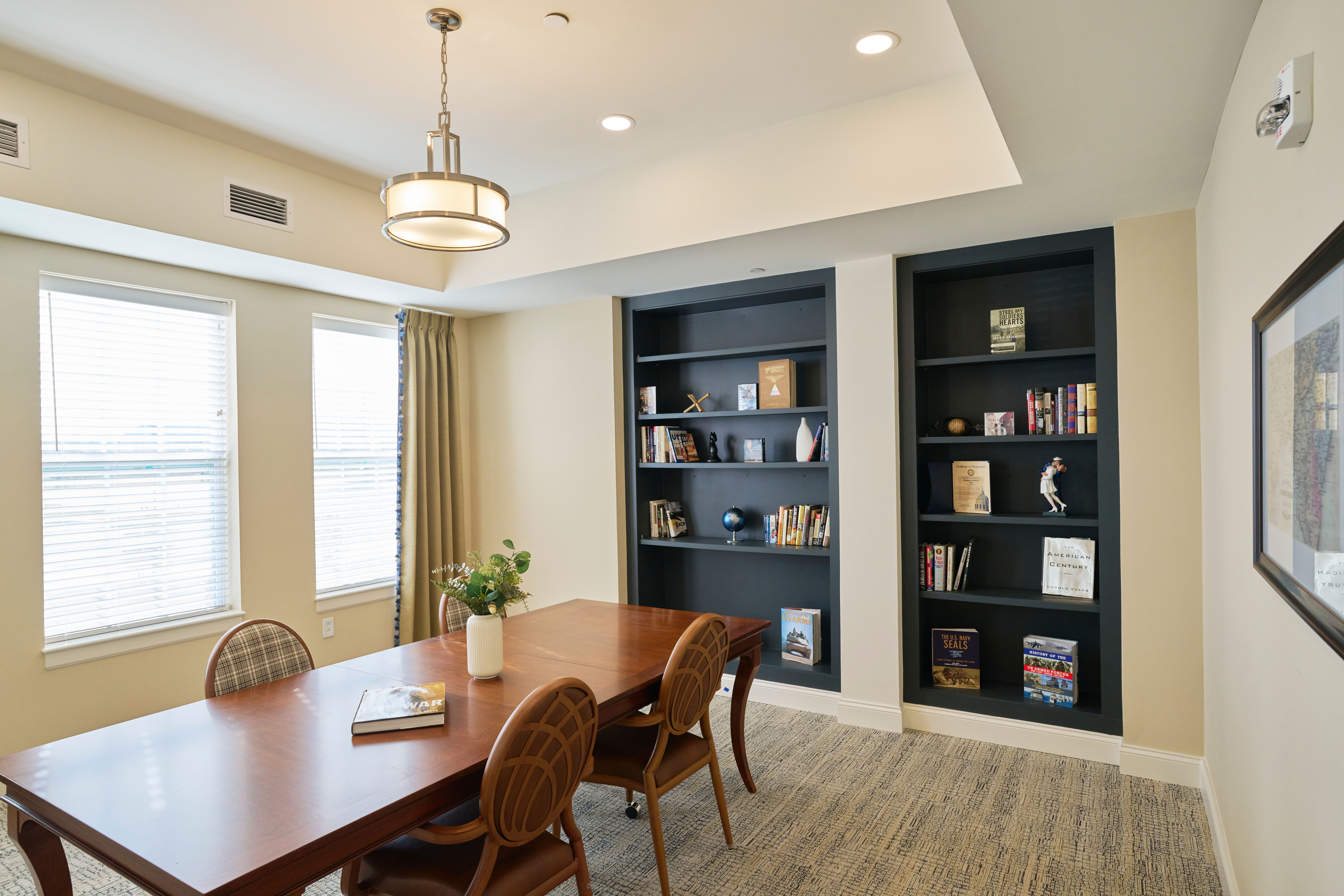 Library at Harmony at Diamond Ridge in Moon Township, Pennsylvania