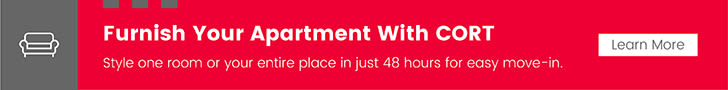 Furnish your apartment at Aero Apartments with CORT