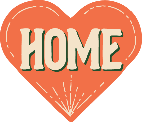 Heart-shaped Home Icon