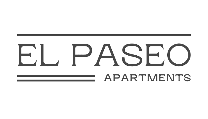 Logo for El Paseo Apartments in Los Ranchos de Albuquerque, New Mexico