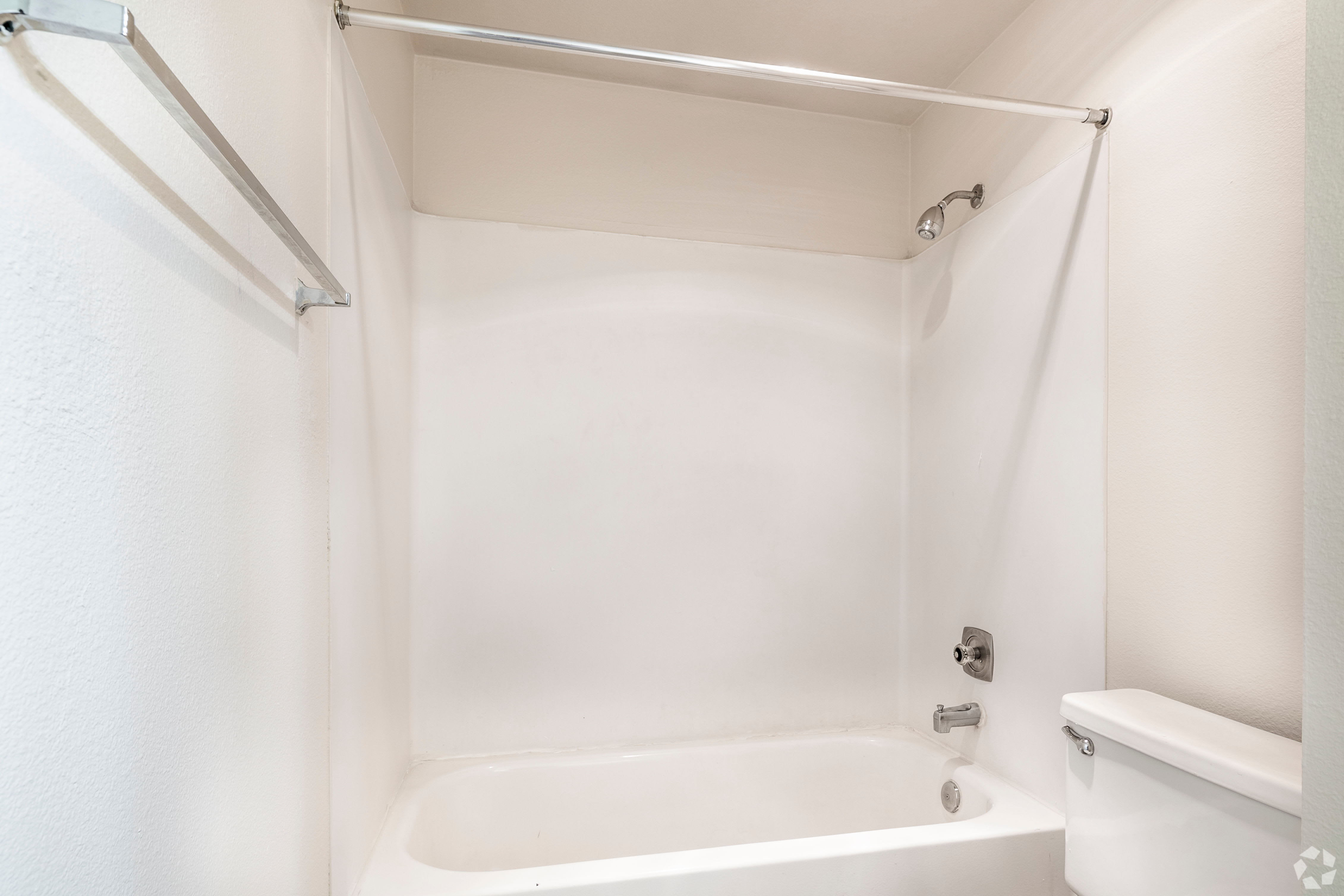 White bathtub at The Village at SoTa in Tacoma, Washington