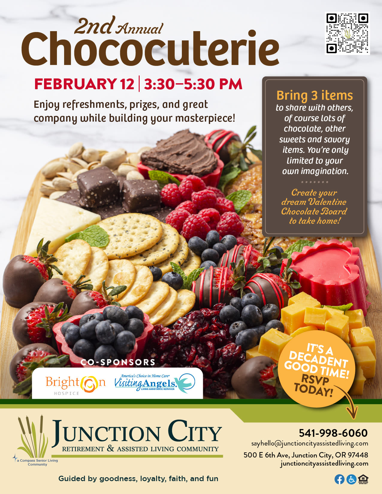 Monthly Flyer at Junction City Retirement and Assisted Living in Junction City, Oregon