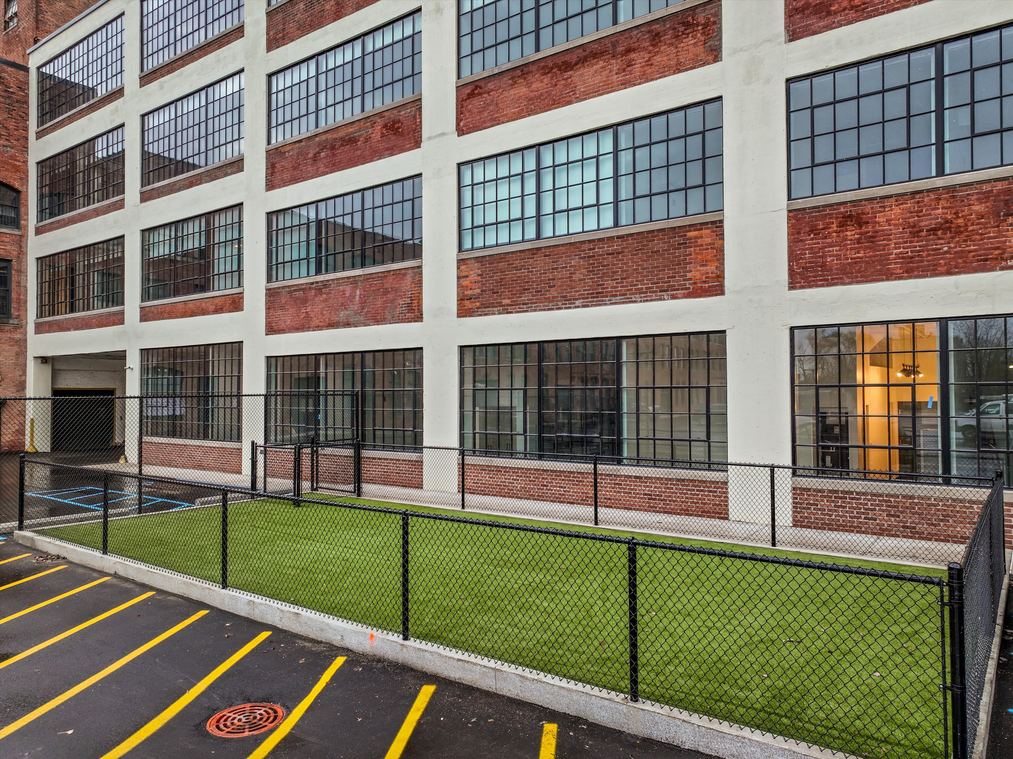 Outdoor are at Piquette Flats in Detroit, Michigan