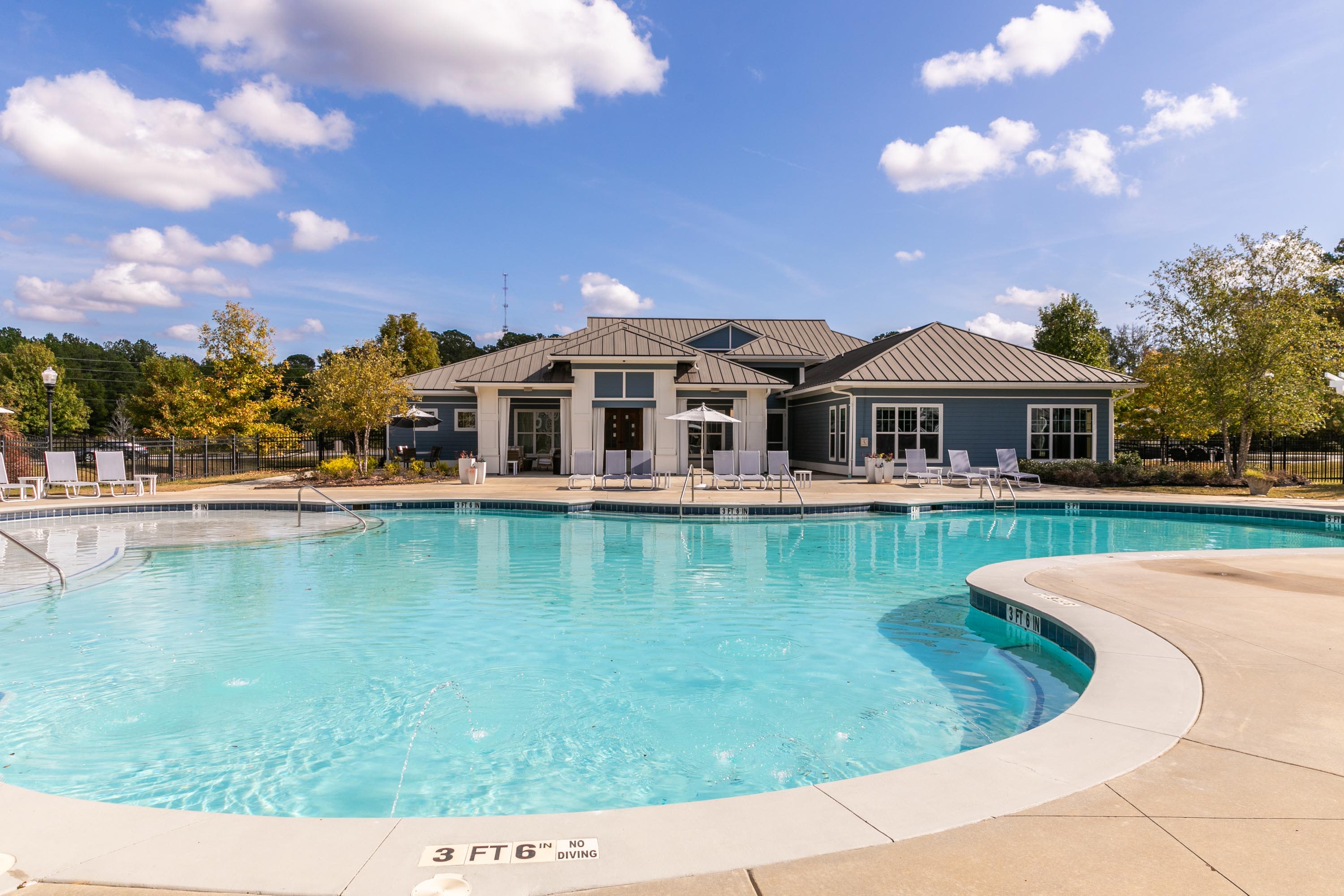Swimming pool at Thomaston Crossing in Macon, Georgia