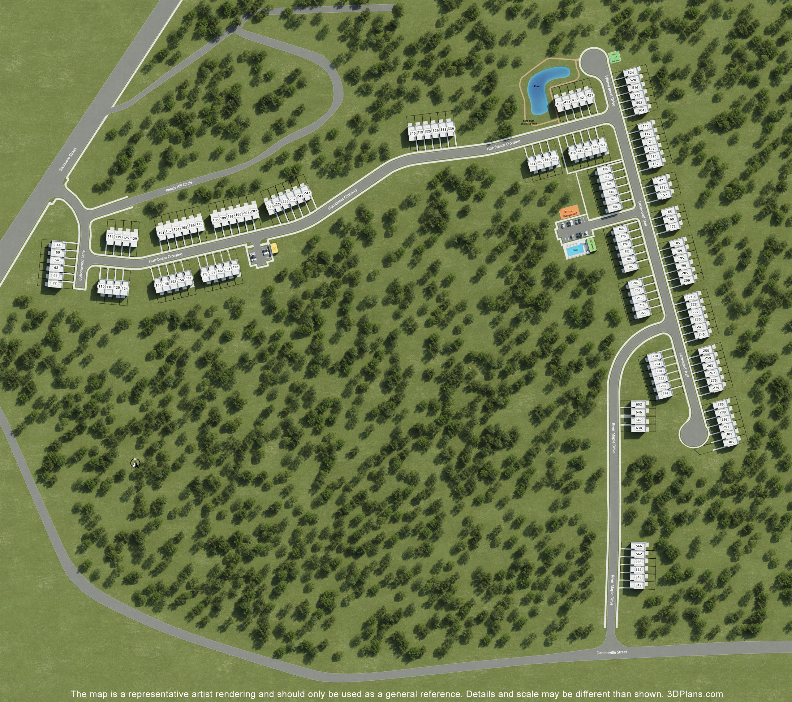 Site Map  at Brightside at Jefferson in Jefferson, Georgia