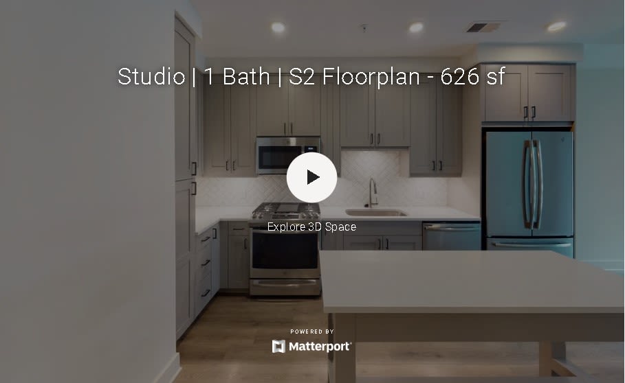 Virtual tour of studio unit at Gentry in Atlanta, Georgia