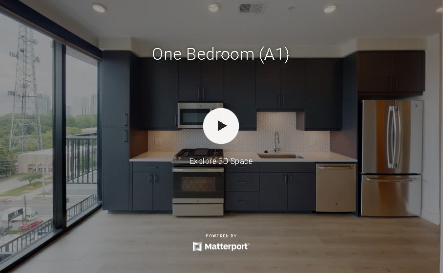 Virtual tour of one bedroom unit at Gentry in Atlanta, Georgia