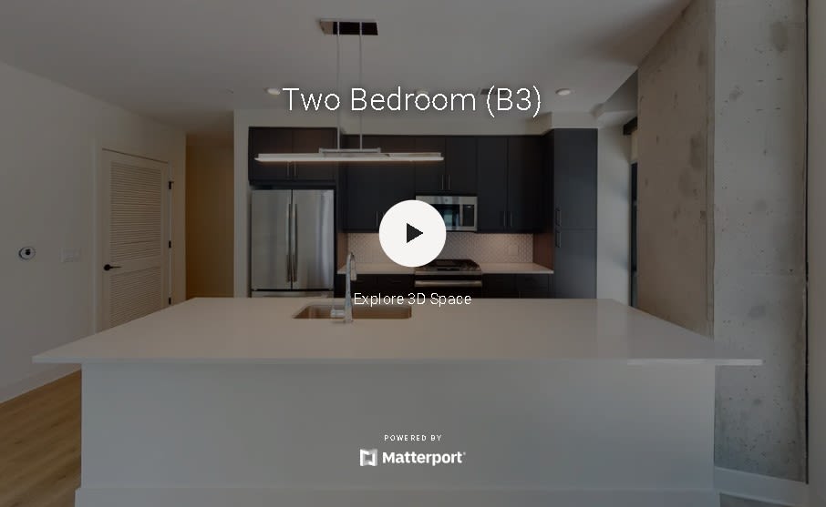 Virtual tour of two bedroom unit at Gentry in Atlanta, Georgia