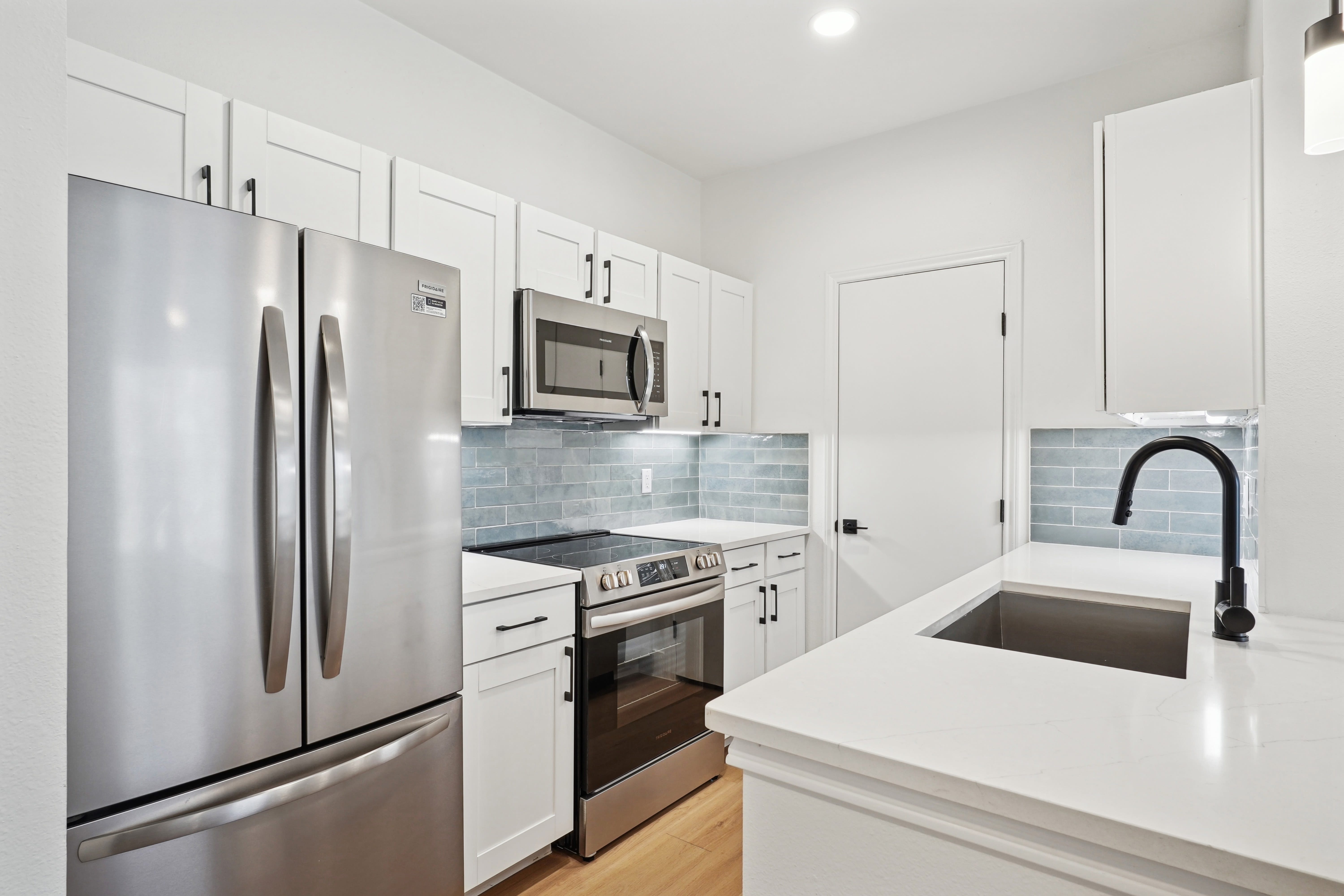 kitchen at Flatiron District at Austin Ranch in The Colony, Texas