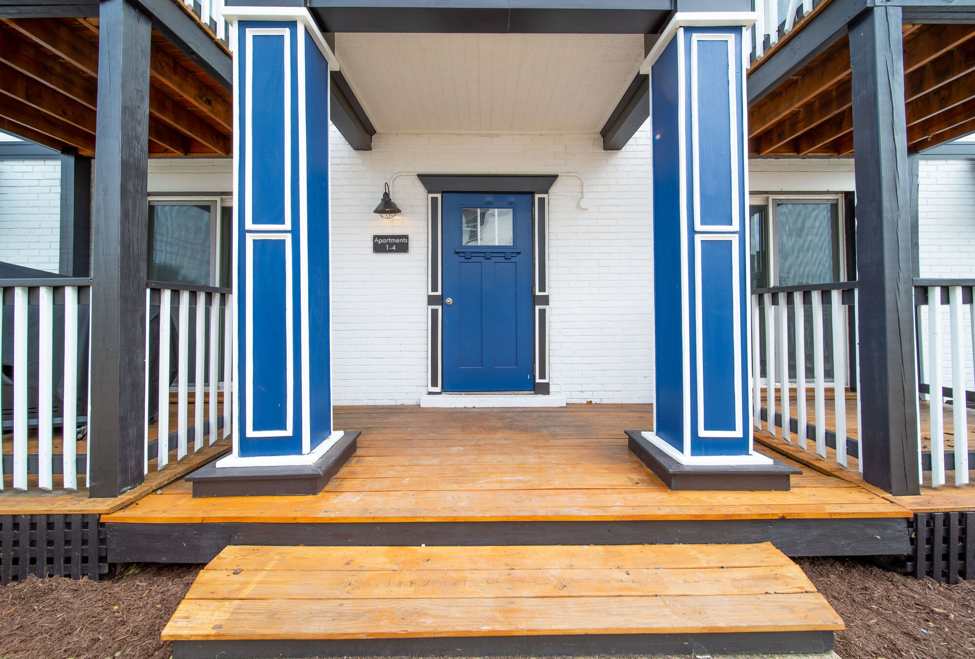 Entrance of the apartment near Ocean View Living in Norfolk, Virginia