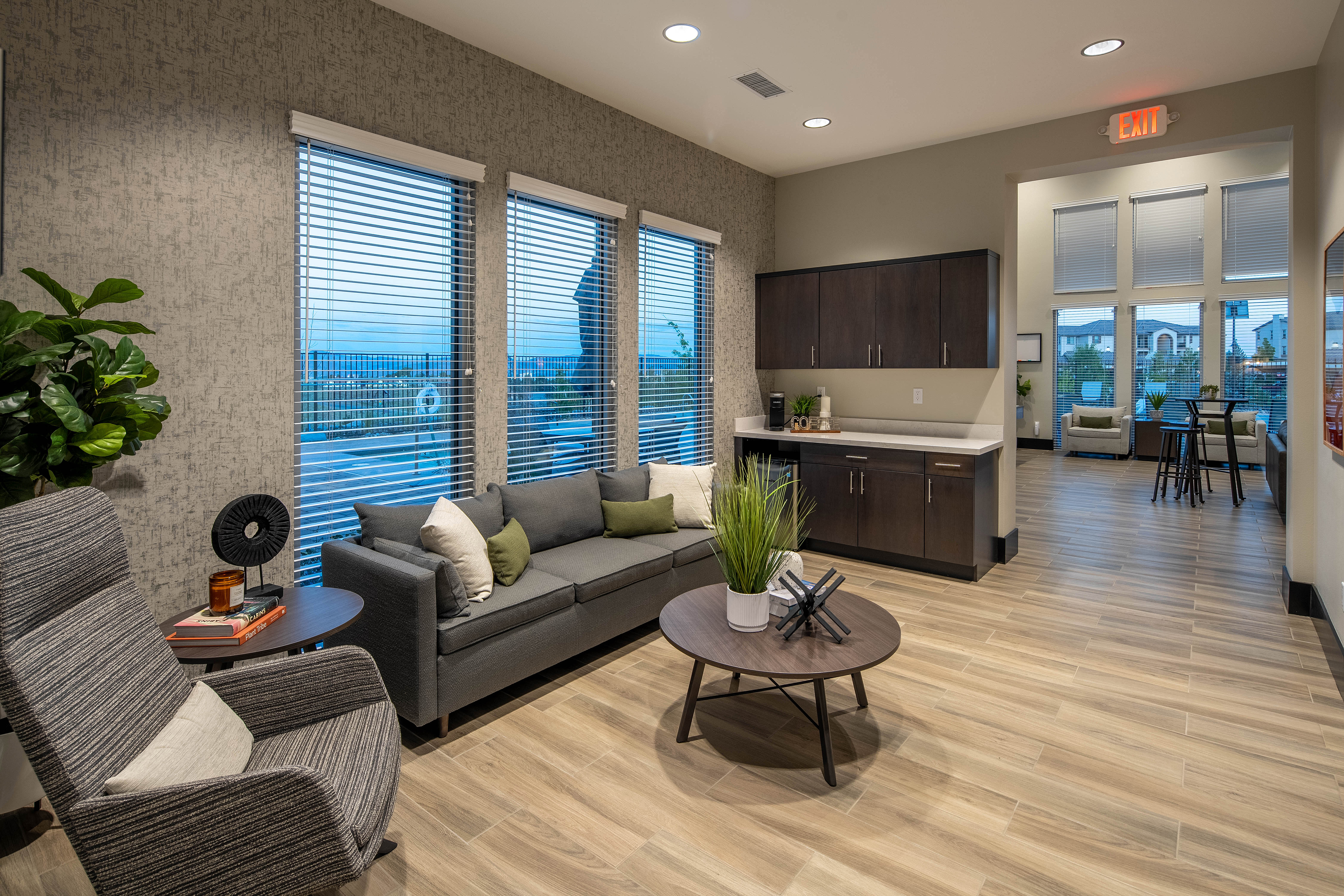 Clubhouse lobby at Keystone Trailhead Village in Reno, Nevada