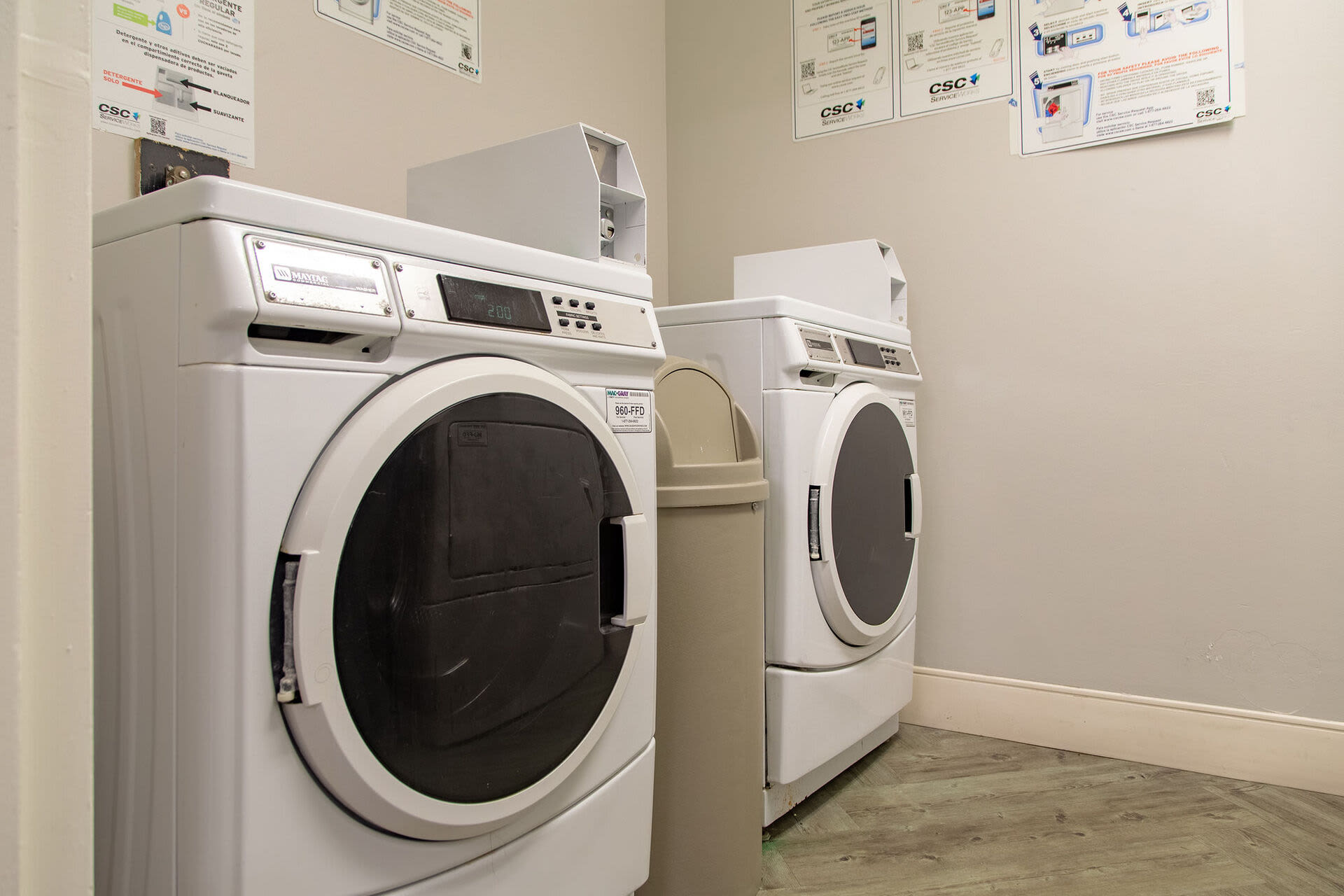 Laundry care-suite at Bedford Towers in New Bedford, Massachusetts