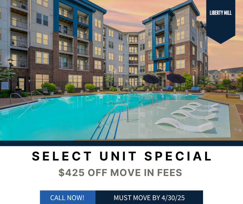 Limited Time Offer banner at Liberty Mill in Germantown, Maryland