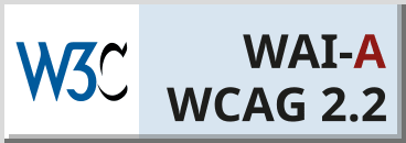 Level A conformance, W3C WAI Web Content Accessibility Guidelines 2.2