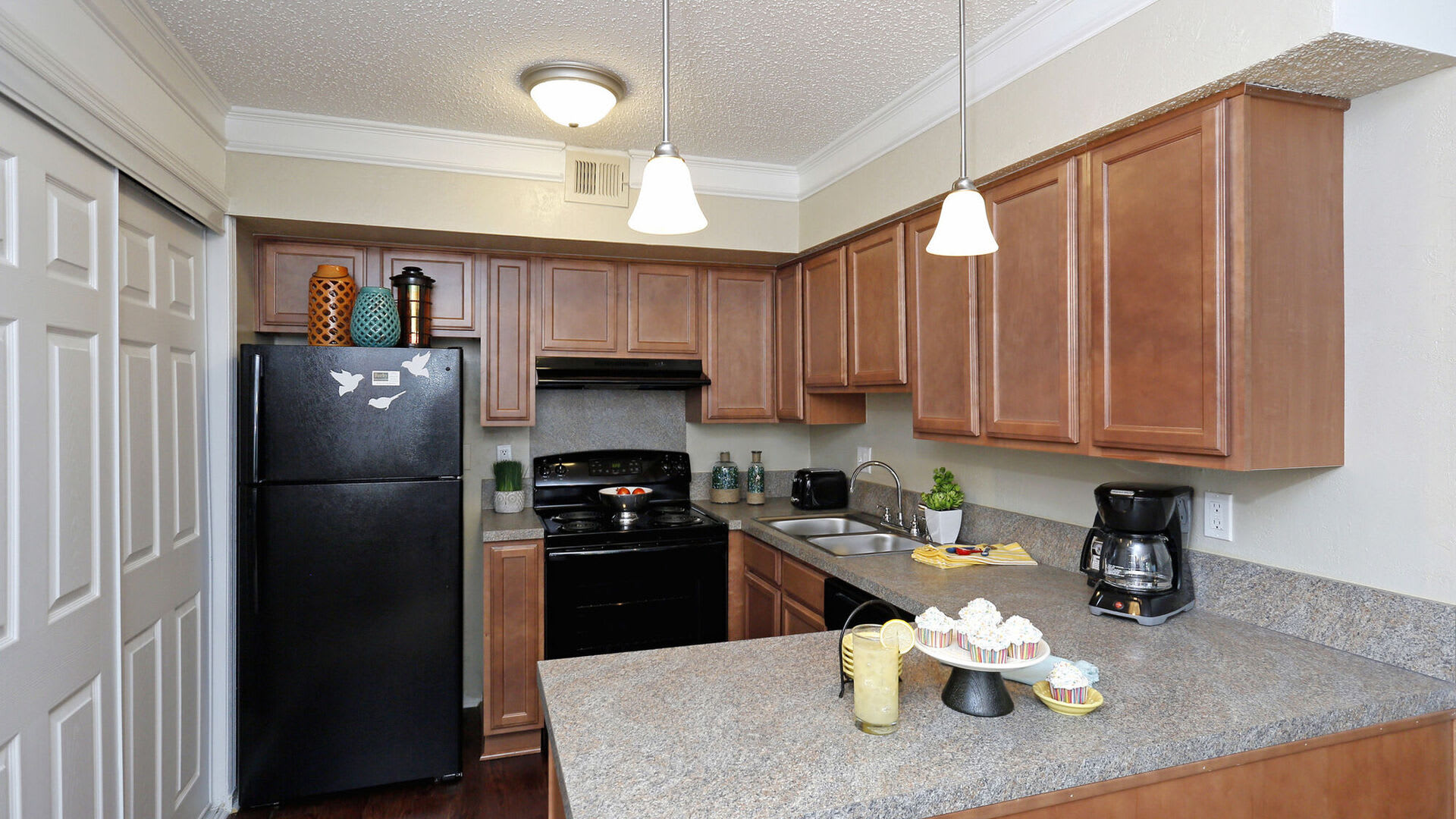 Fully equipped kitchen with appliances at Thickett in Mt Pleasant, South Carolina