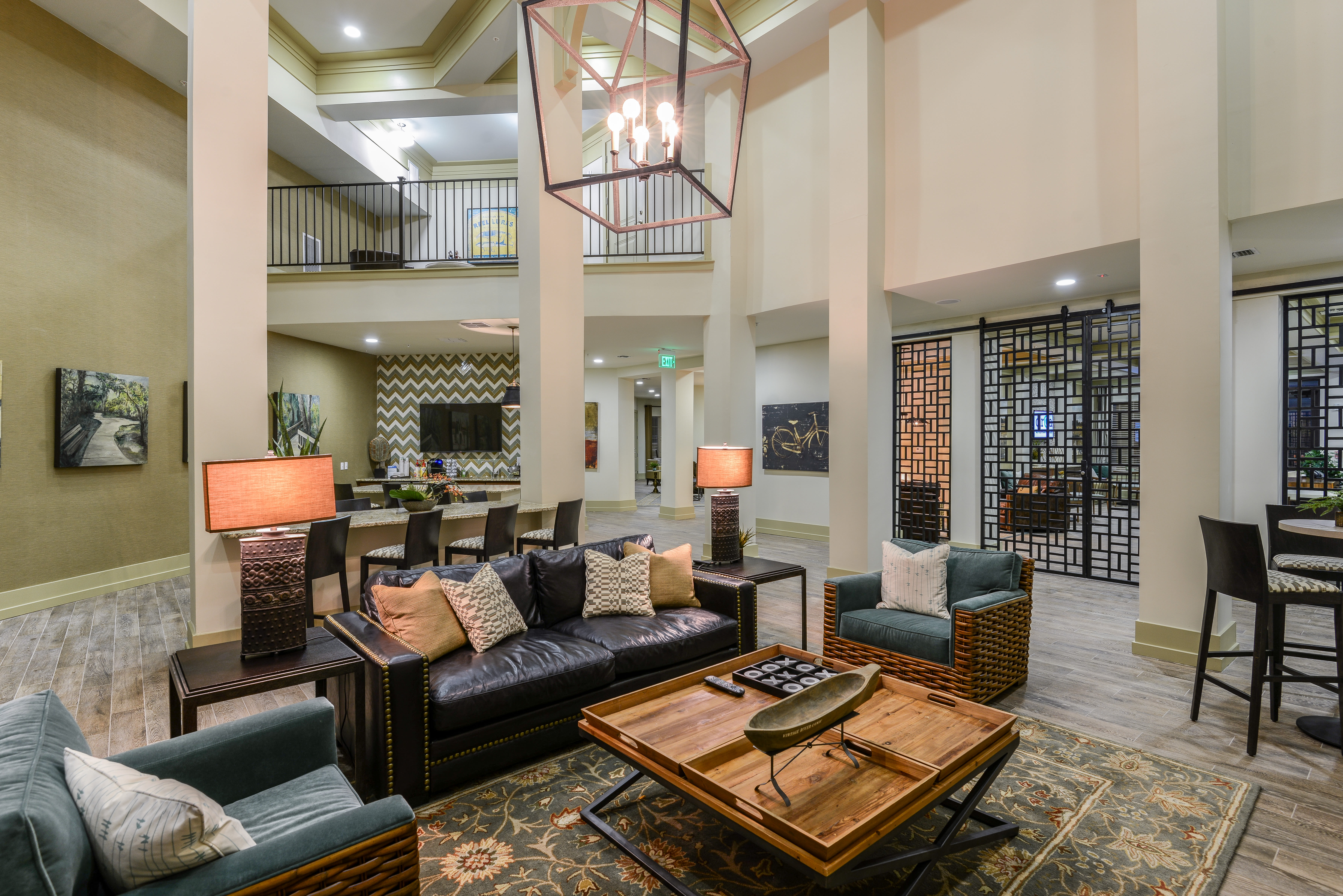 Luxurious clubhouse at Circa at Fishhawk Ranch in Lithia, Florida