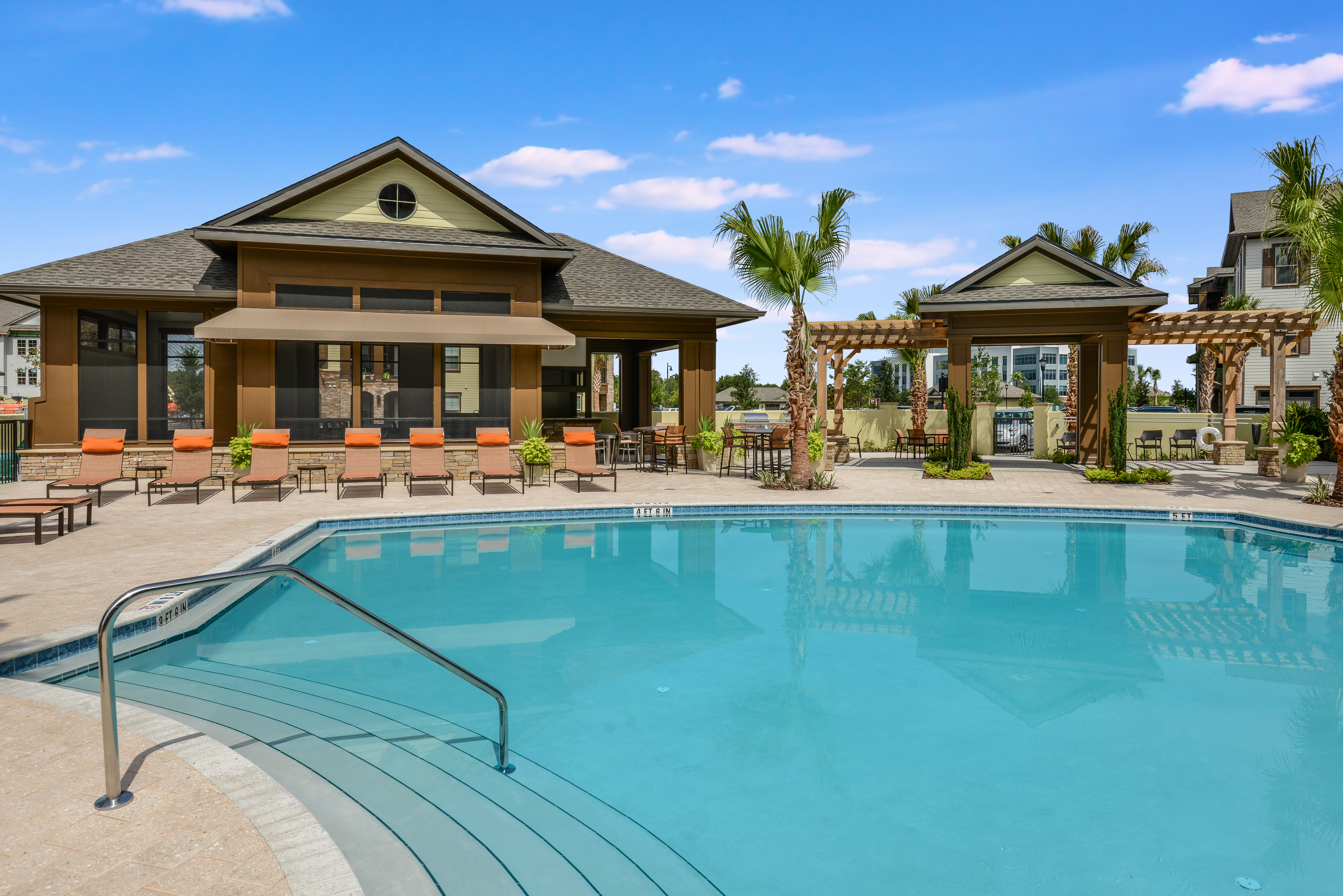 Resort-style pool at Circa at Fishhawk Ranch in Lithia, Florida