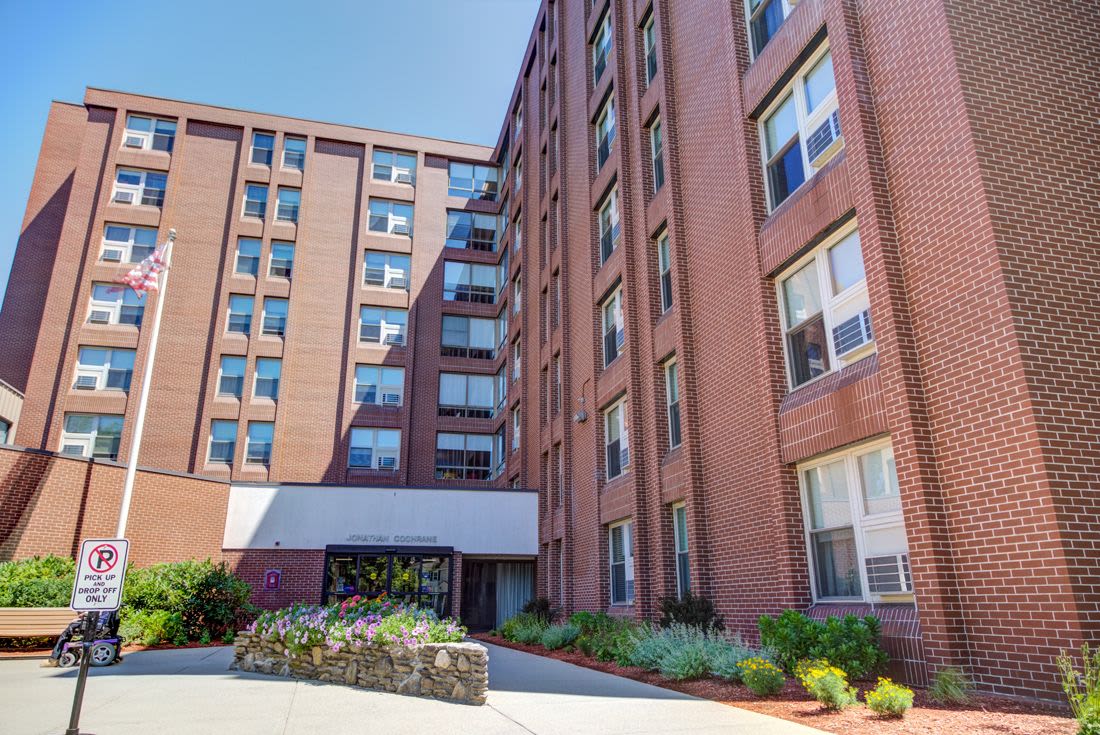 Community exterior view at Congregational Retirement Homes in Melrose, Massachusetts