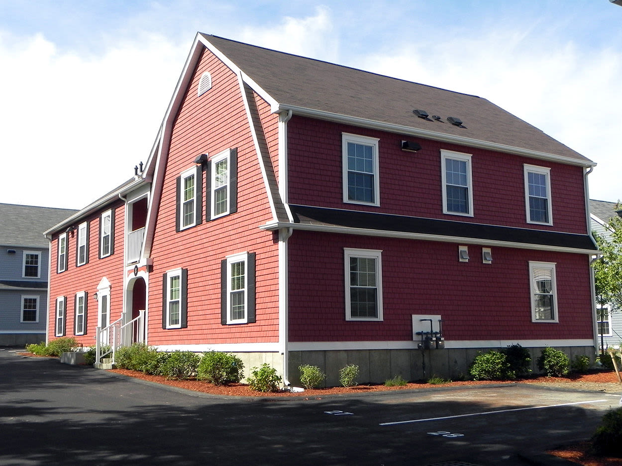 Entrance to the appartment at Coddington Point in Newport, Rhode Island