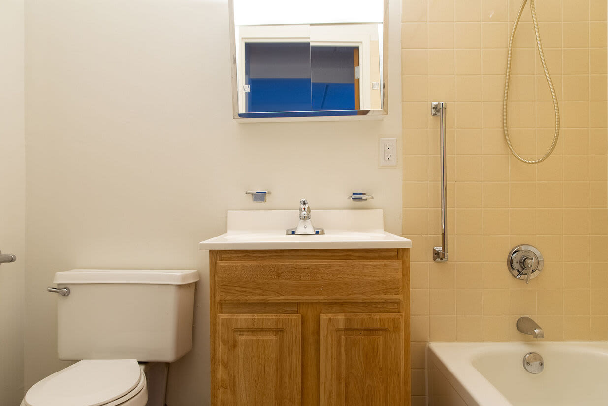 Bathroom at Chelsea Village in Chelsea, Massachusetts