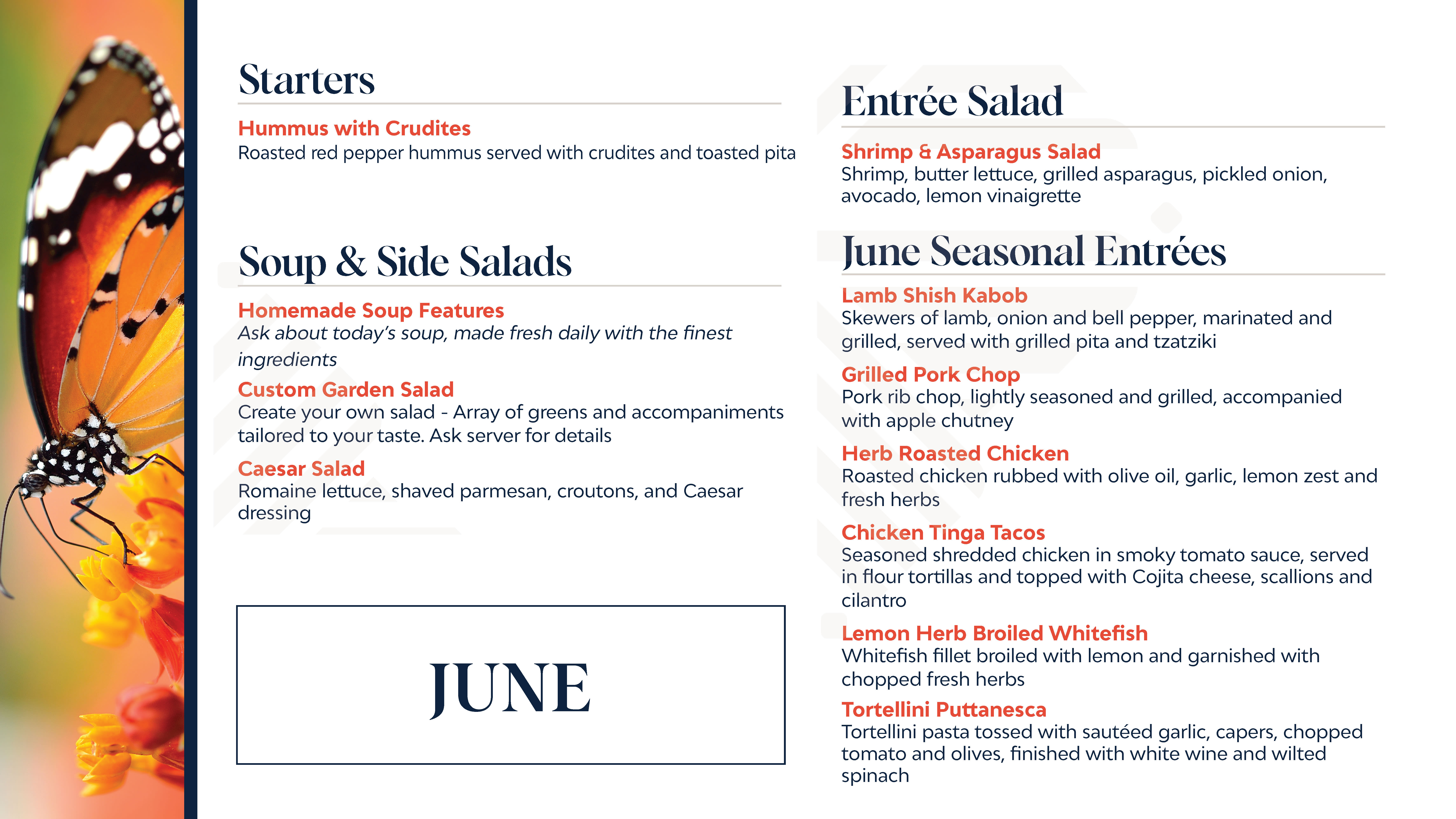 June Menu